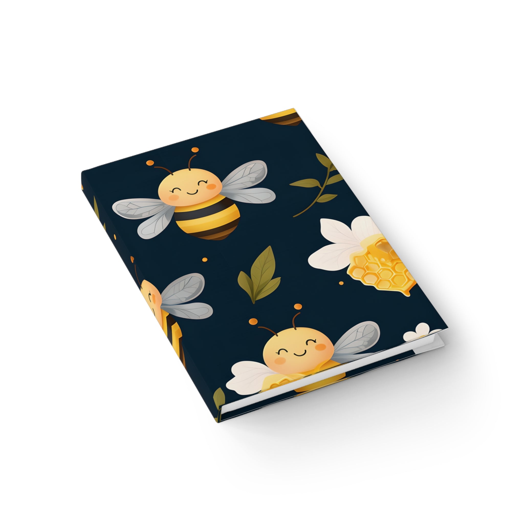 Cute Bee-Themed Journal, Perfect for Nature Lovers, Gift for Kids and Adults, Writing Diary, Bee Decor