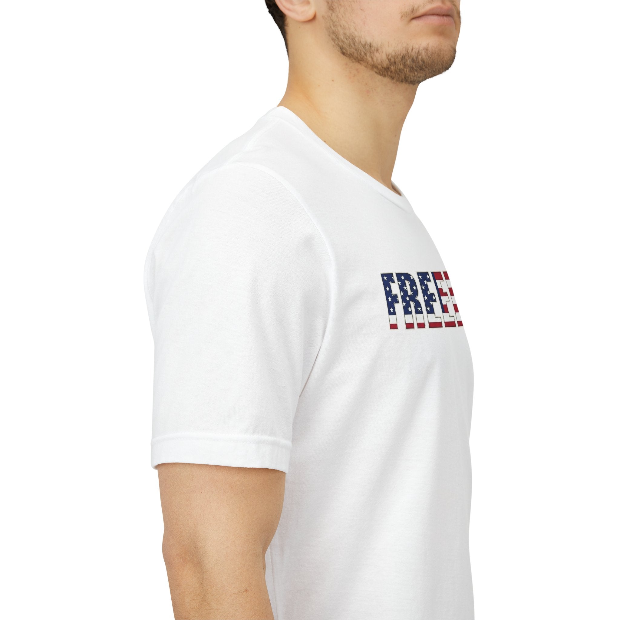 Freedom American Flag Tee — Patriotic 'FREEDOM' Graphic T-Shirt