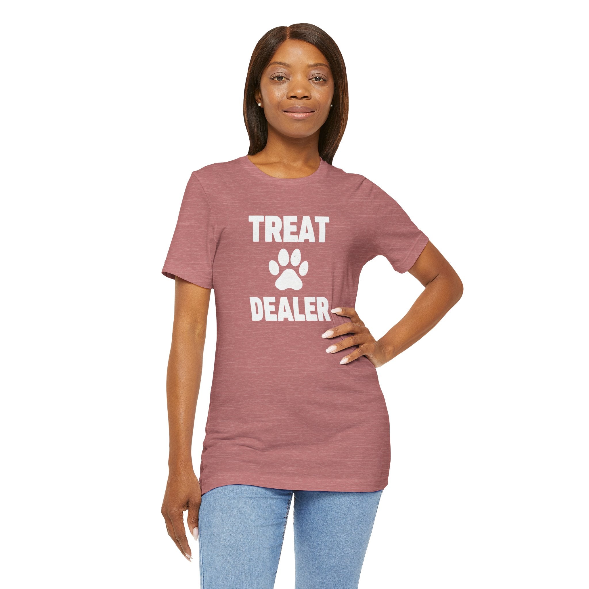 Treat Dealer T-Shirt — Funny Paw Print Tee for Dog Lovers