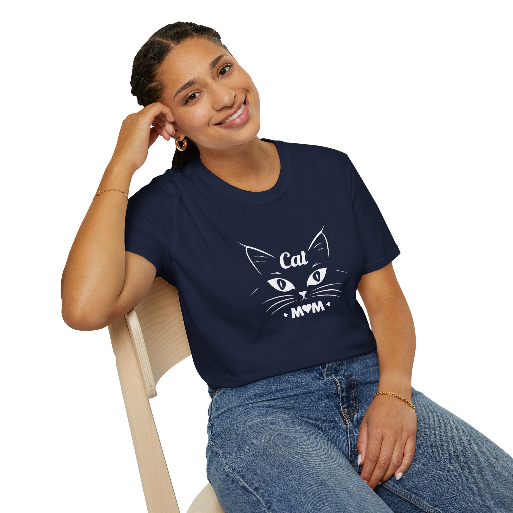 Cat Mom T-Shirt, Cute Cat Lover Tee, Purr-fect Gift for Cat Owners, Animal Lover Apparel, Pet Mom Shirt