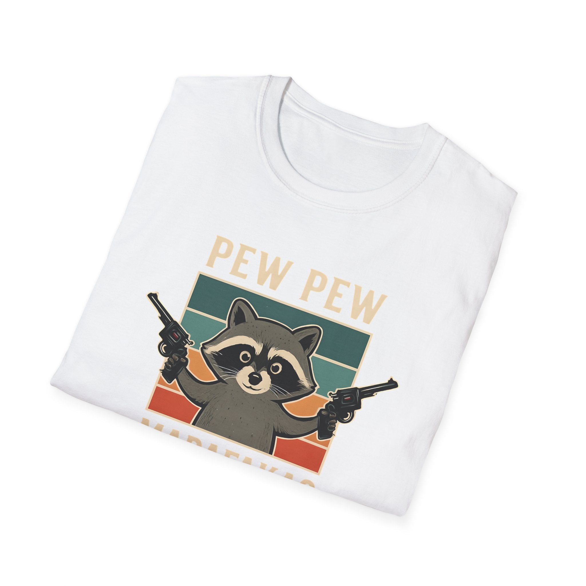 Pew Pew Raccoon Unisex T-Shirt
