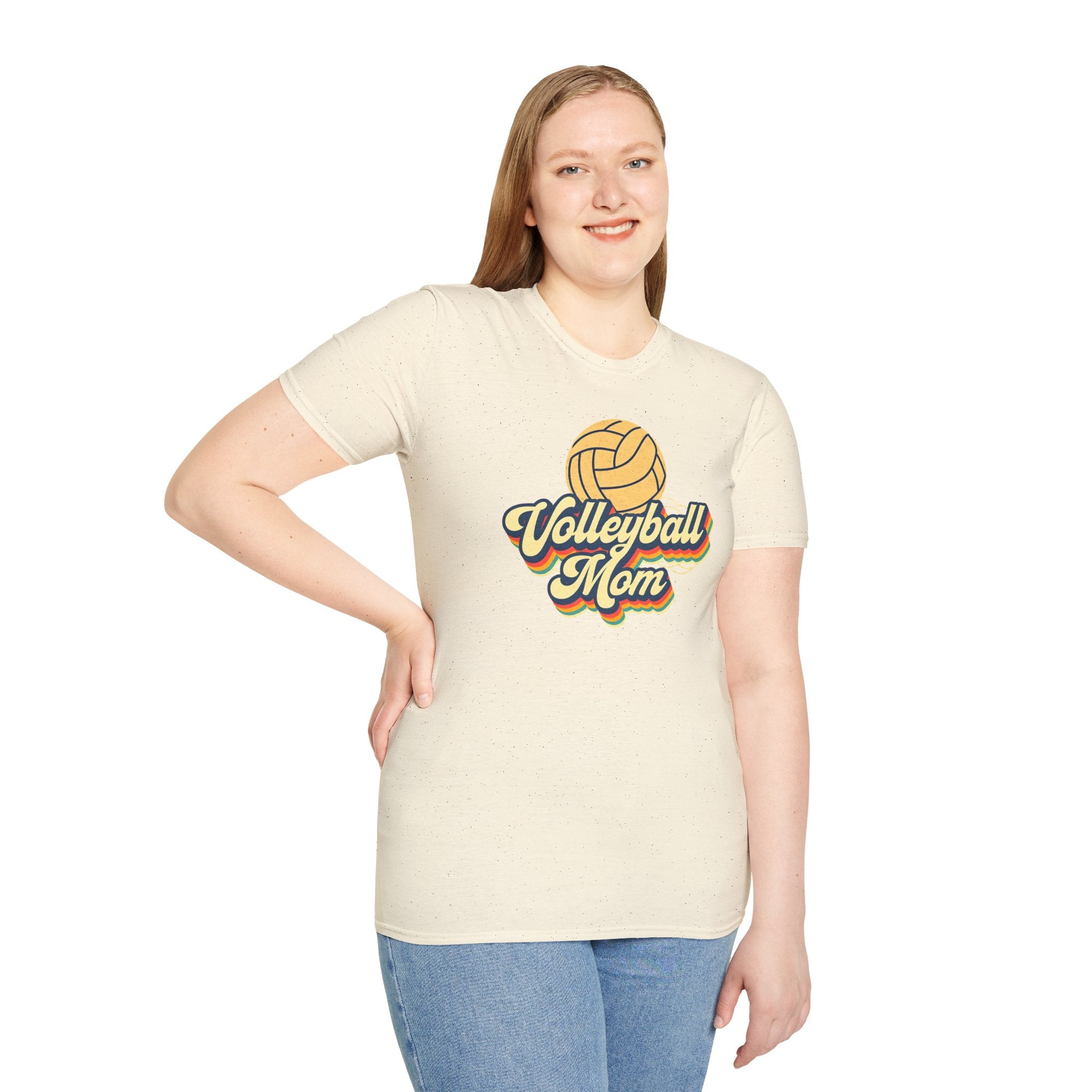 Volleyball Mom T-Shirt, Comfortable Tee for Sports Enthusiasts, Gift for Mothers, Casual Wear, Unique Volleyball Merchandise