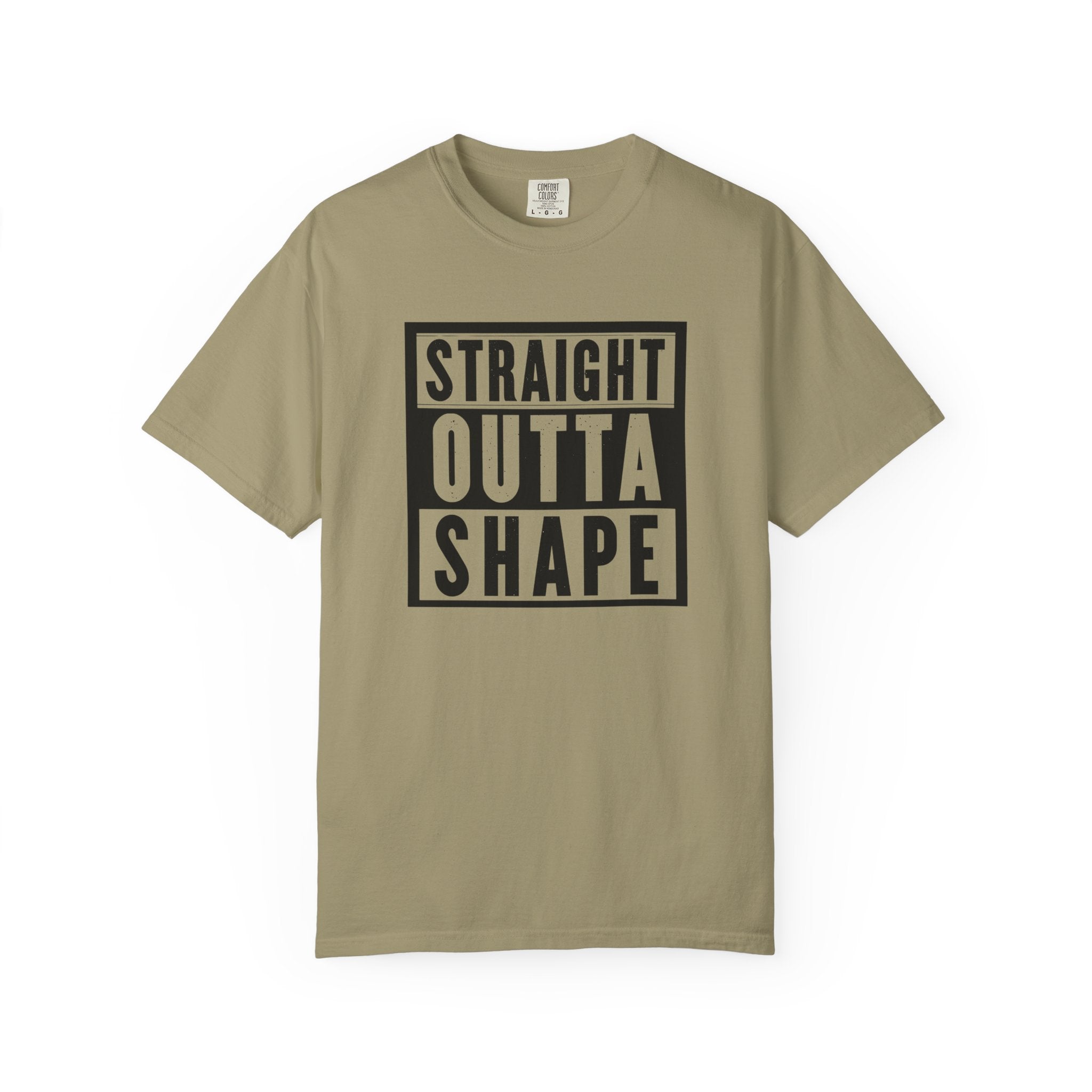 Shape Distorted Unisex Garment-Dyed T-shirt