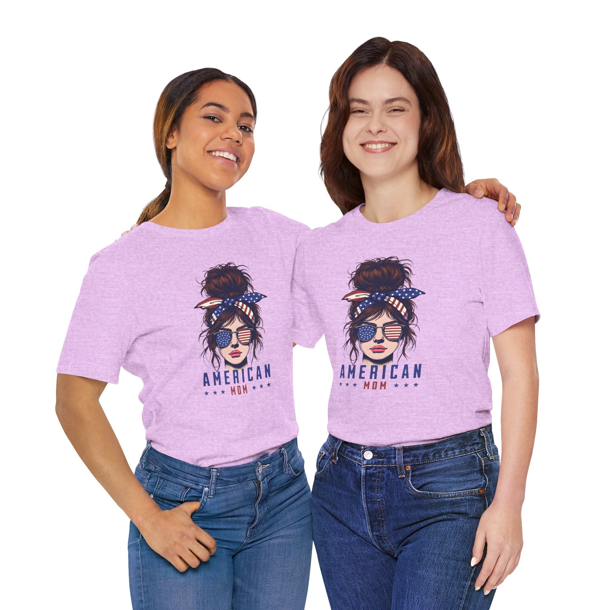 American Mom T-Shirt – Patriotic Mom Graphic Tee