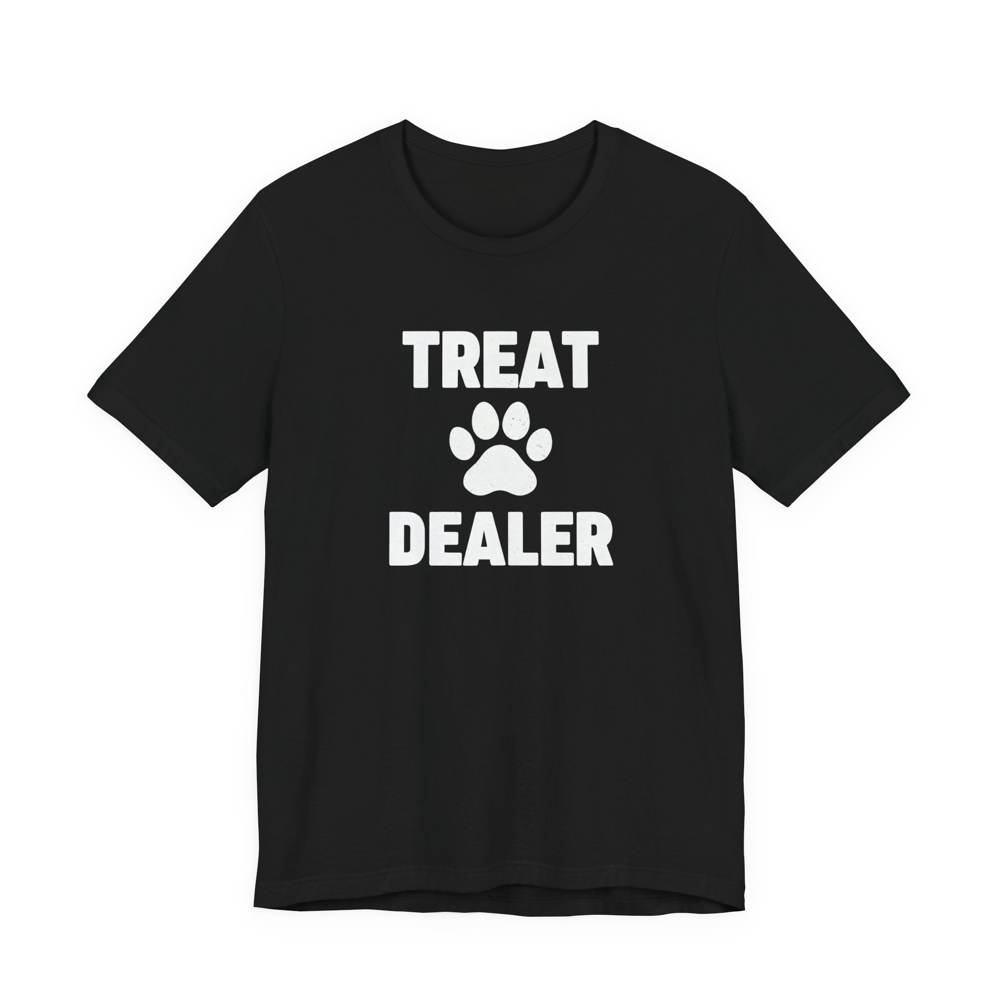 Treat Dealer T-Shirt — Funny Paw Print Tee for Dog Lovers