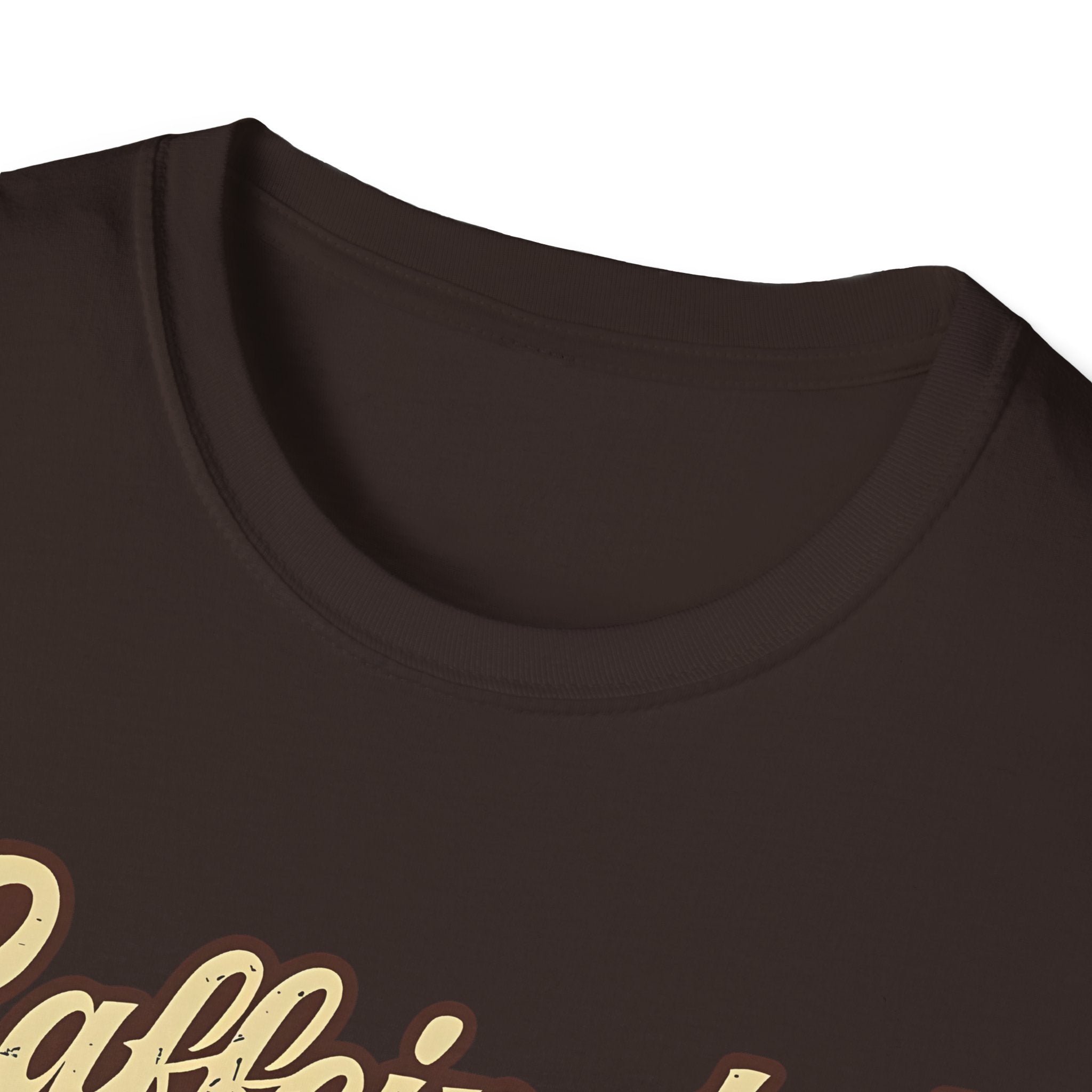 Caffeinated Retro Unisex Softstyle T-Shirt