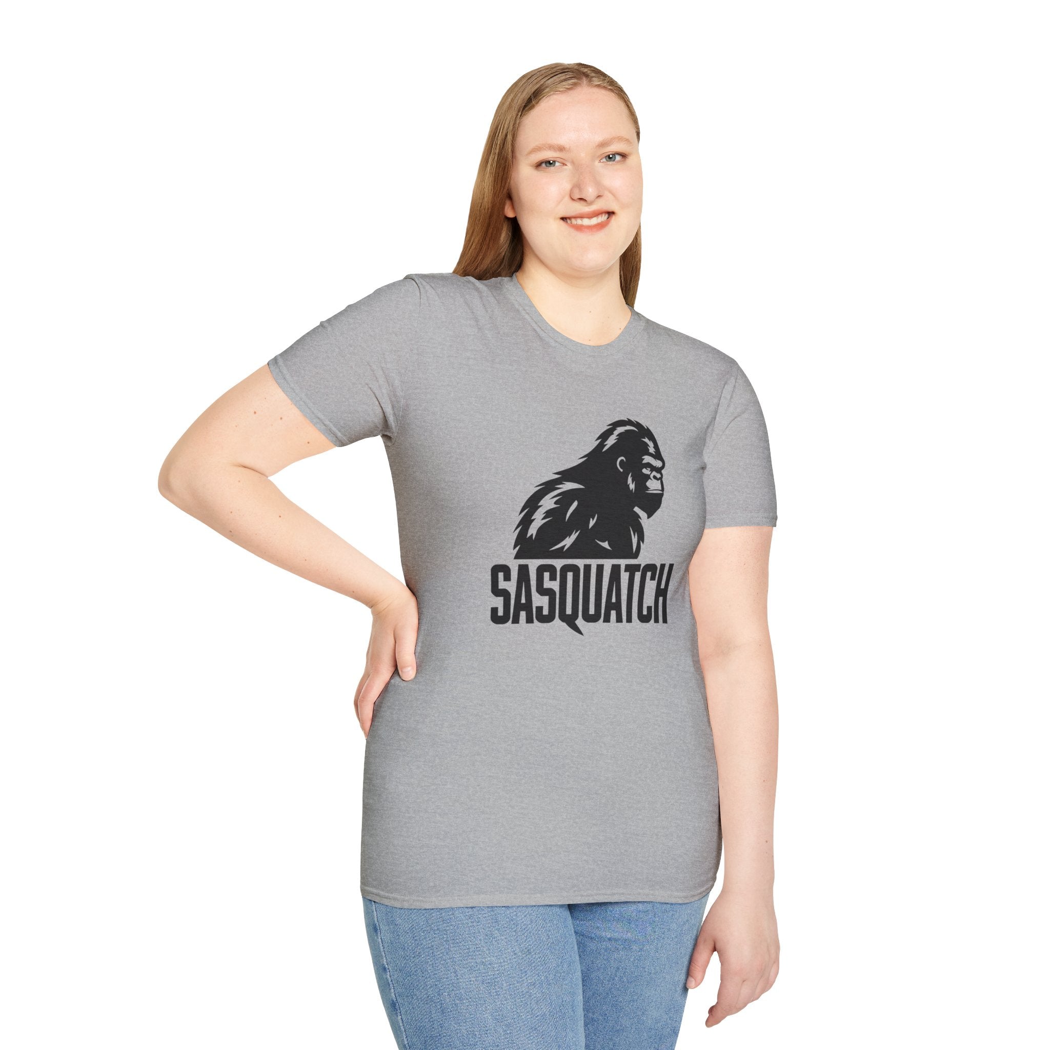Sasquatch Graphic T-Shirt — Bigfoot Logo Tee for Outdoors & Cryptid Fans