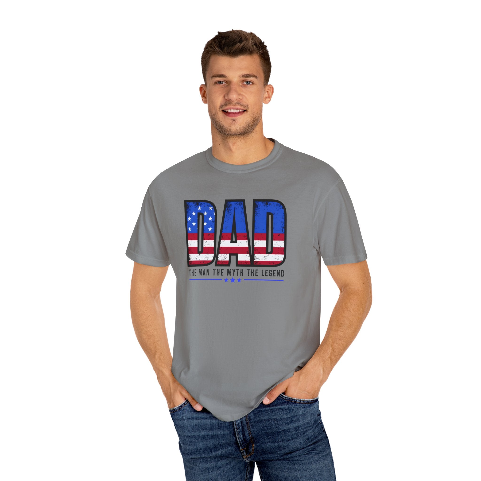 Unisex Garment-Dyed T-shirt Dad the man