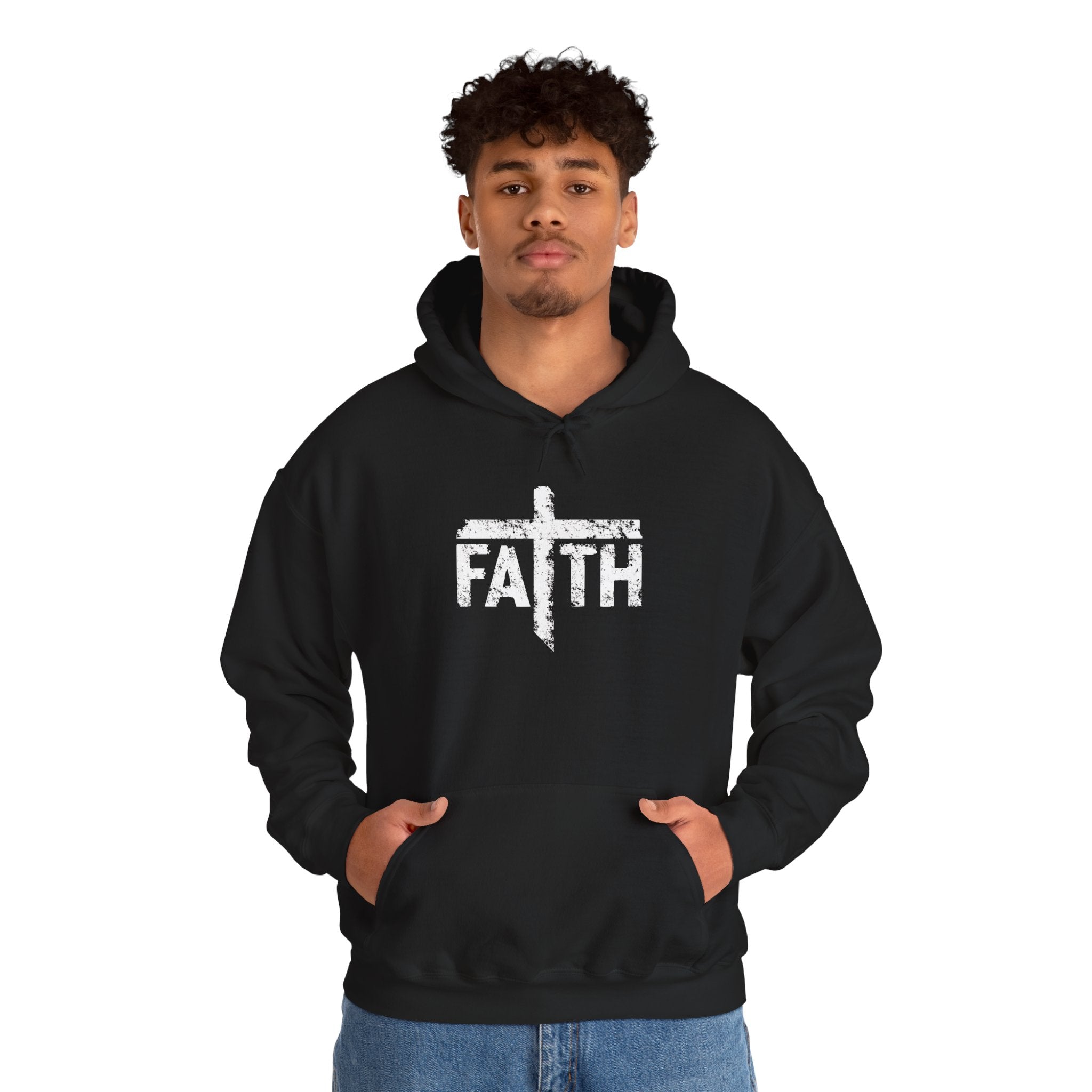 Faith Hoodie, Inspirational Sweatshirt for Men and Women, Cozy Pullover for Church, Gifts for Believers, Religious Apparel
