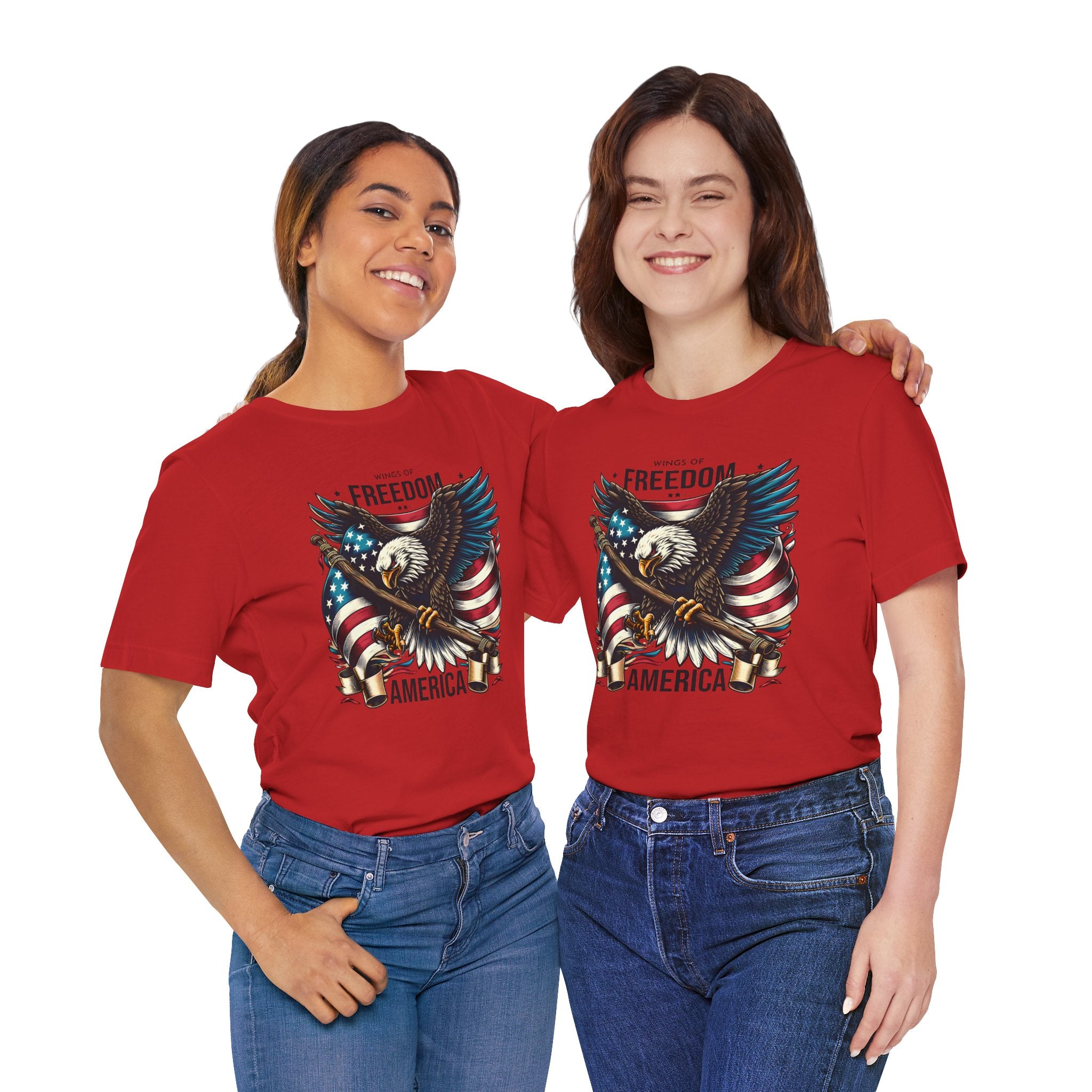 Patriotic Eagle T-Shirt – Freedom America Graphic Tee