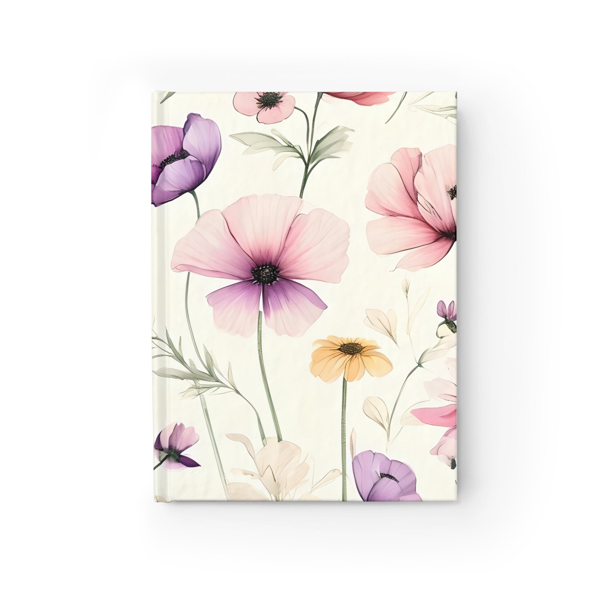 Floral Journal - Blank | Nature-Inspired, Perfect for Notes, Journaling, Gift for Her, Travel Diary, Vintage Style
