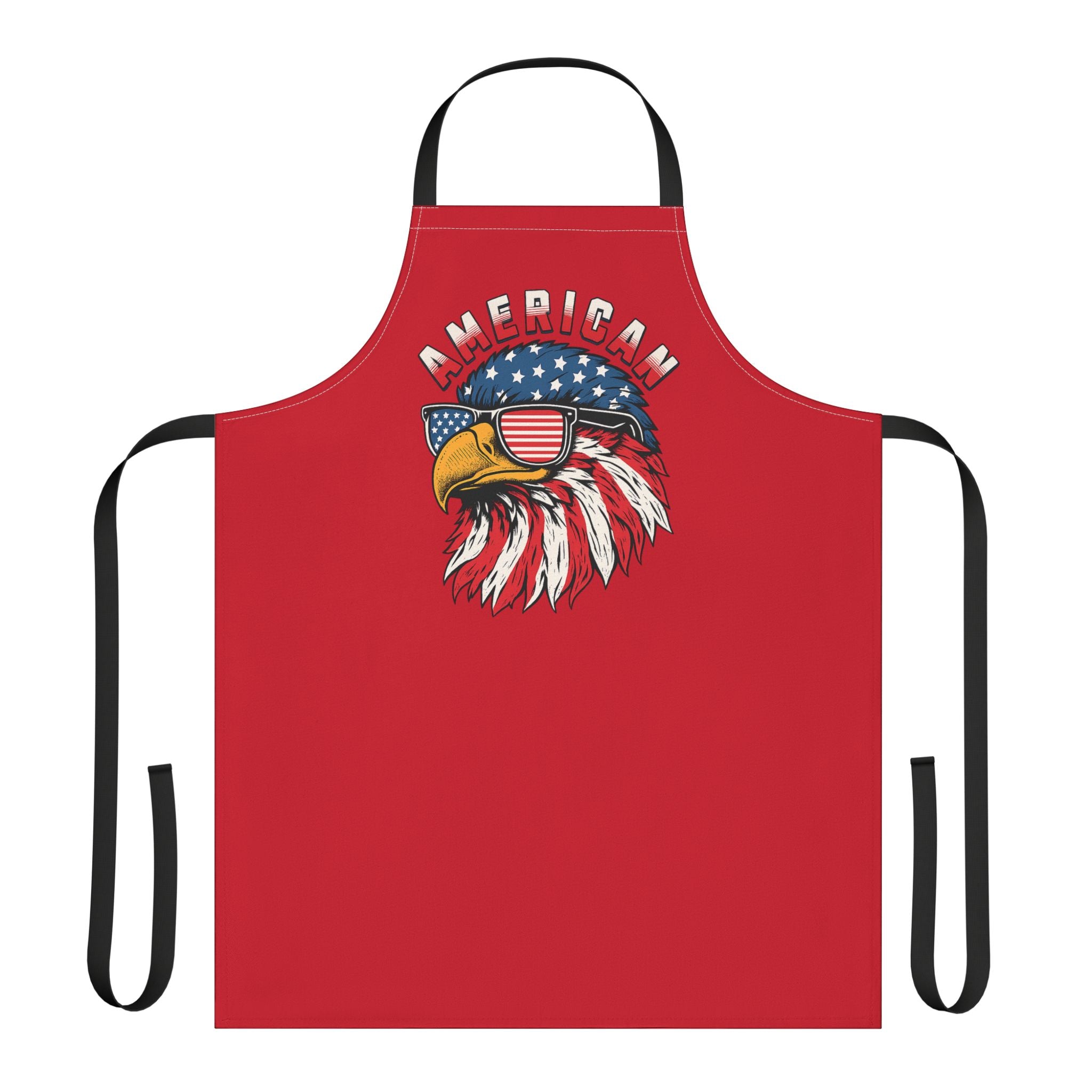 American Eagle Flag Apron - Patriotic BBQ & Fourth of July Cooking Apron