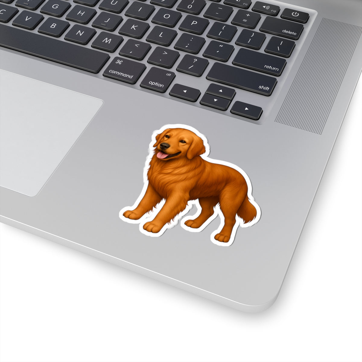 Golden Retriever Kiss-Cut Stickers, Cute Dog Decals, Pet Lover Gifts, Laptop Stickers, Animal Themed Decor