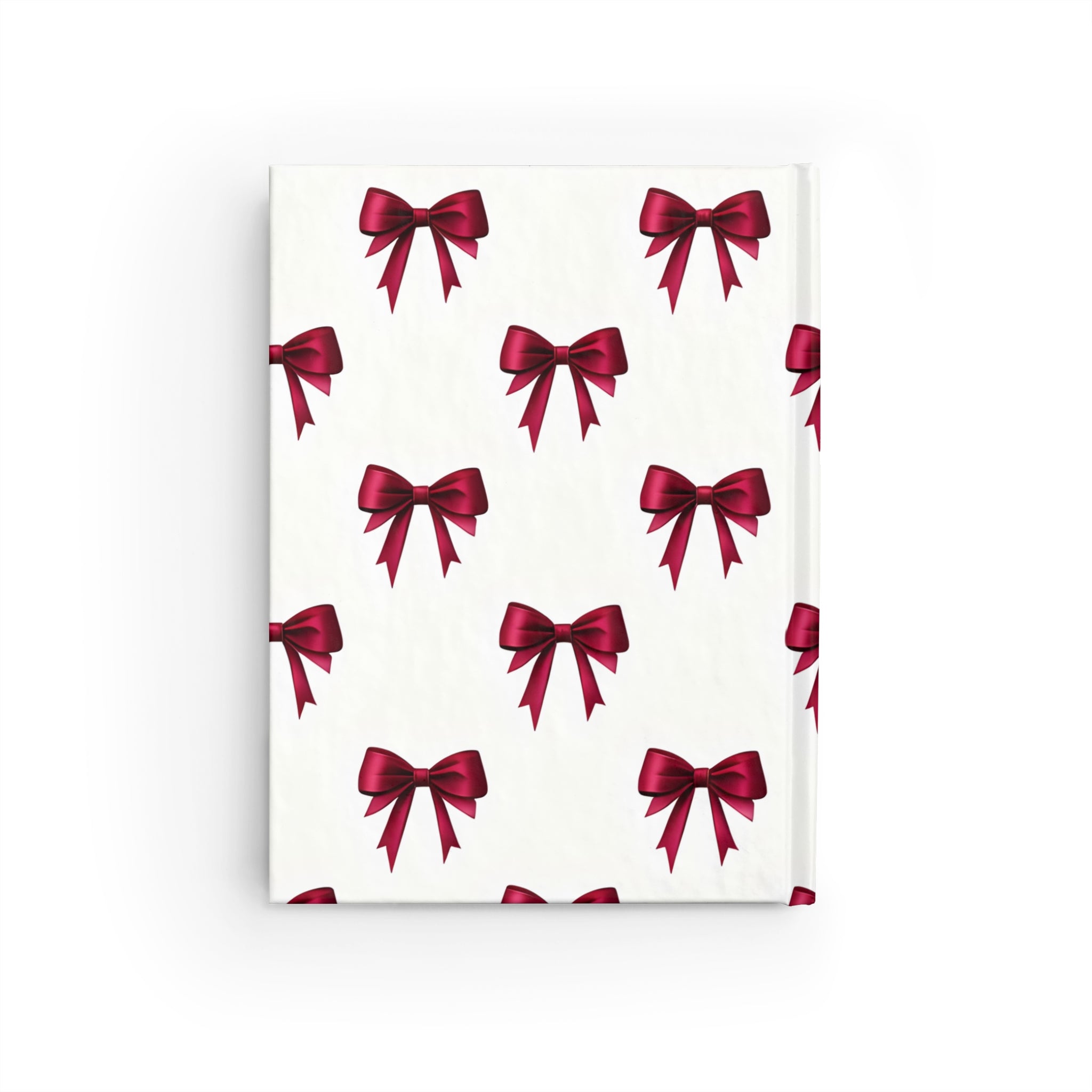 Festive Bow Journal, Holiday Planner, Gift Notebook, Personal Journal, Elegant Memoir, Decorative Writing Book