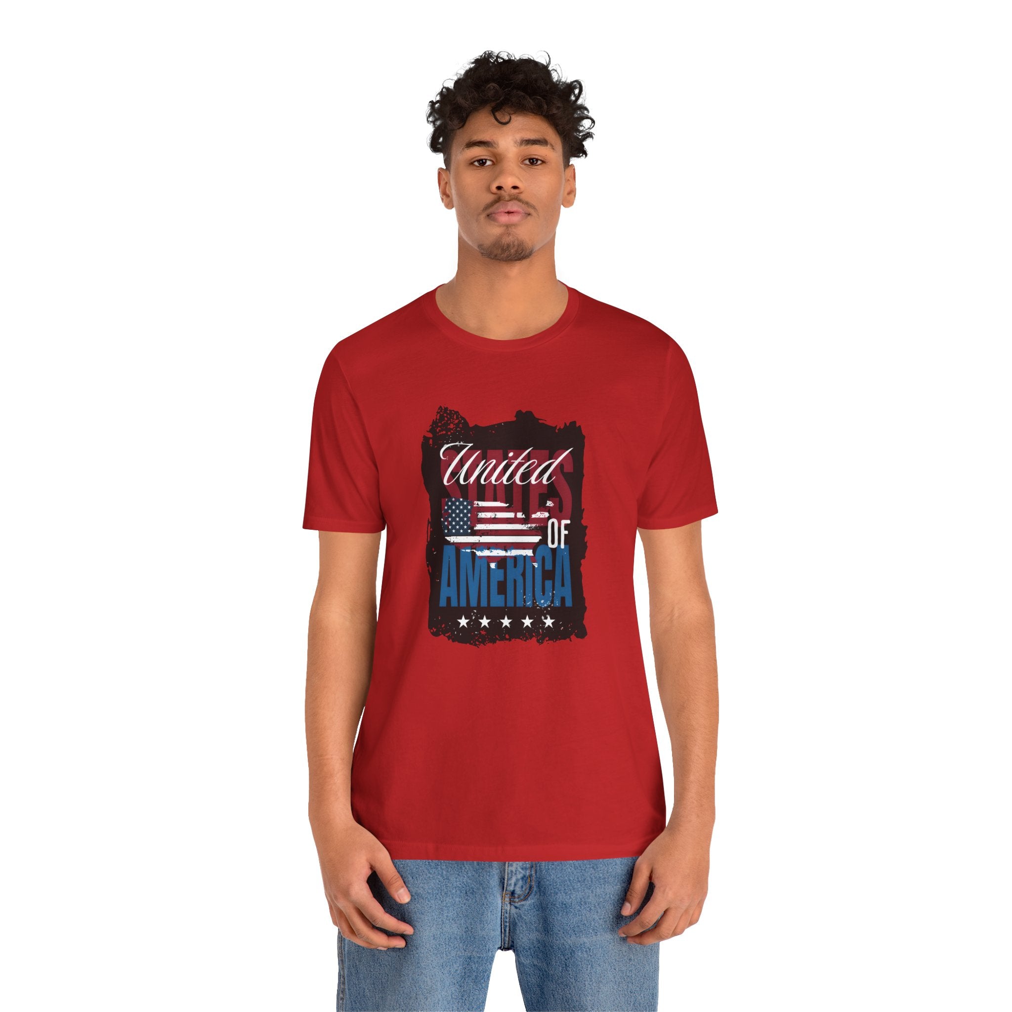 United of America Flag T-Shirt — Patriotic USA Graphic Tee