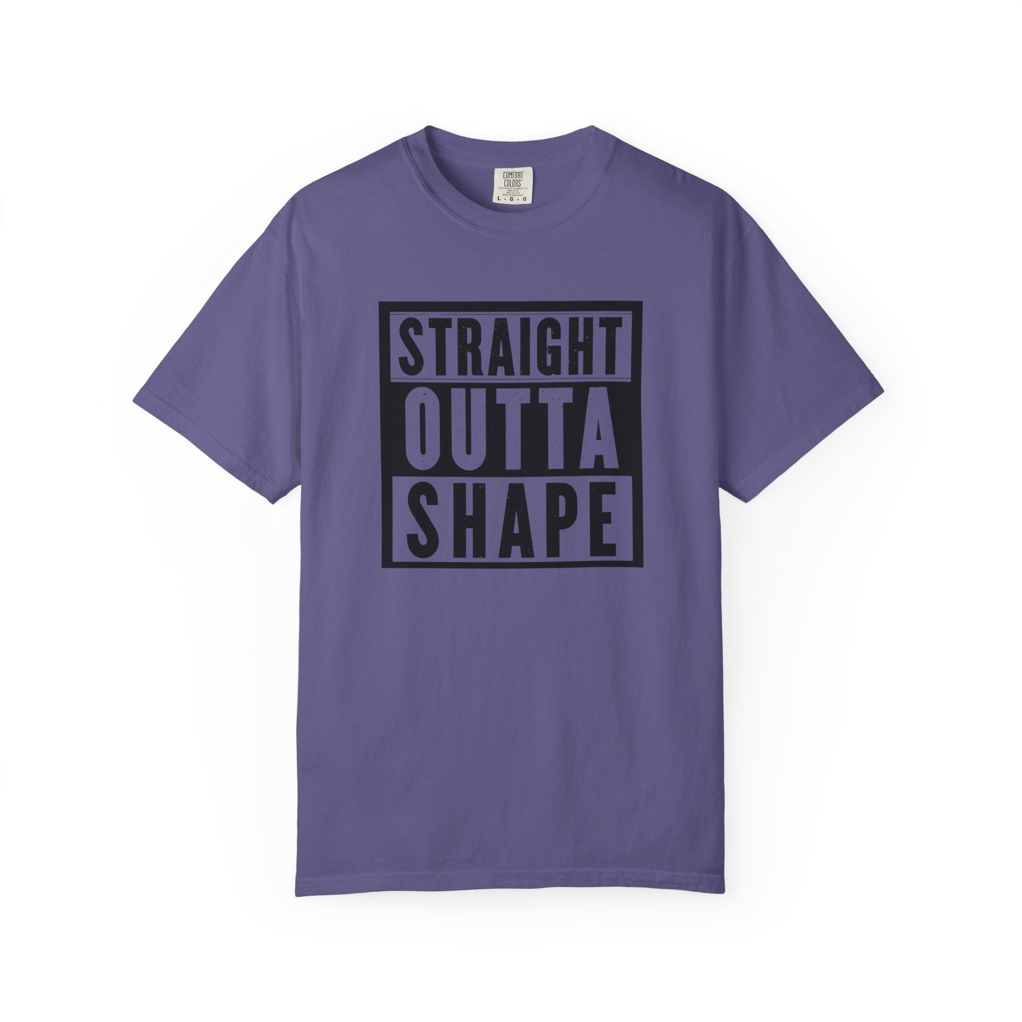 Shape Distorted Unisex Garment-Dyed T-shirt