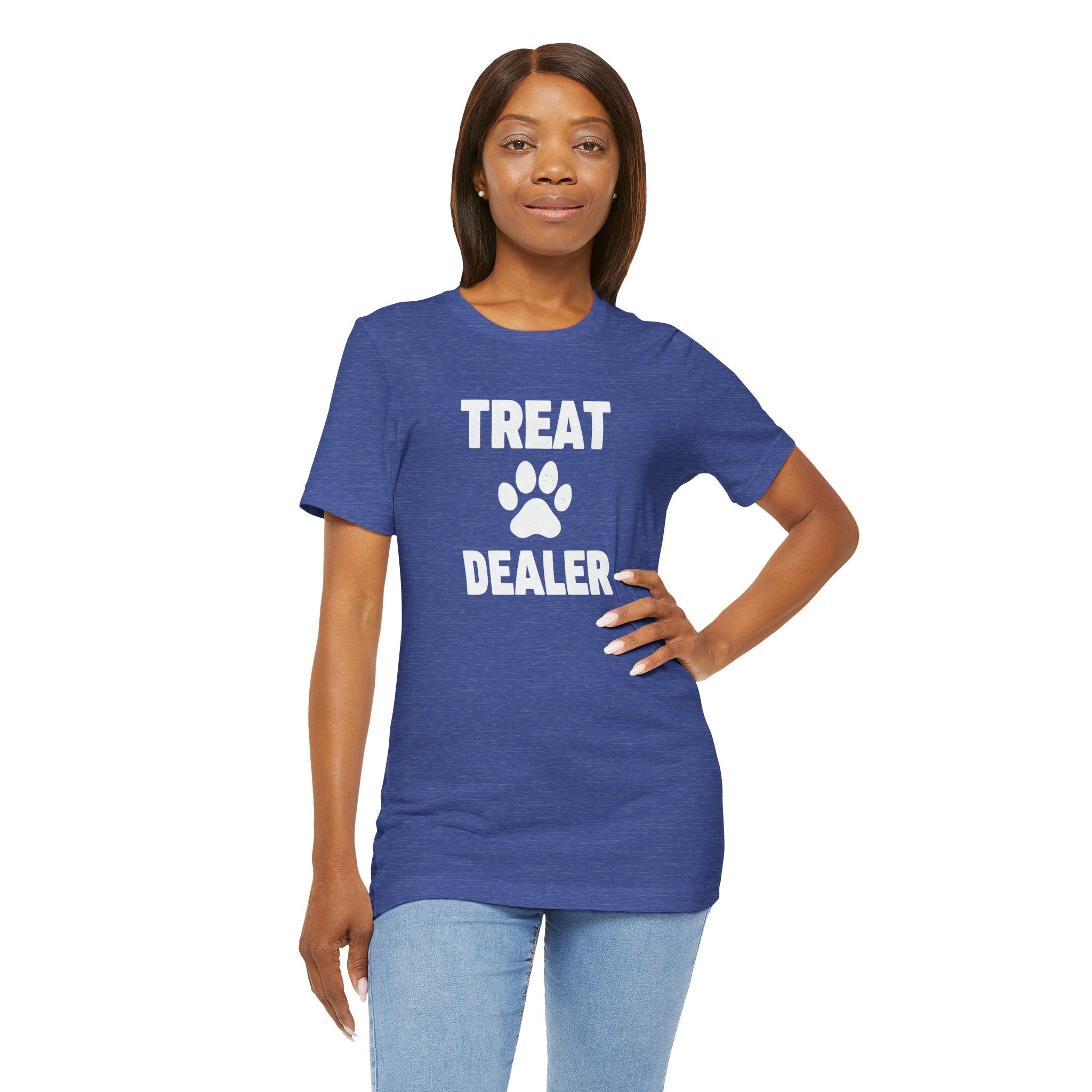 Treat Dealer T-Shirt — Funny Paw Print Tee for Dog Lovers