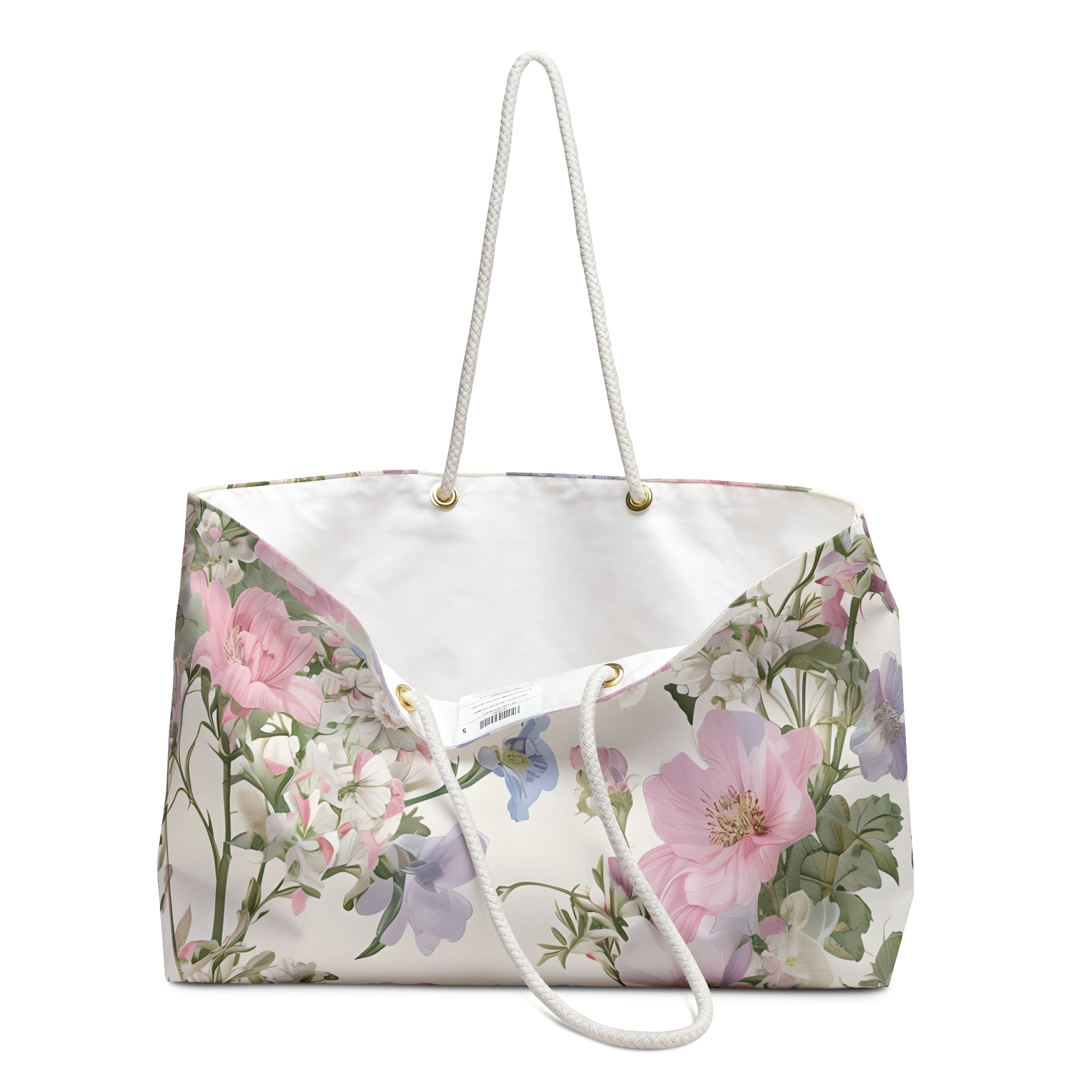Floral Weekender Bag, Perfect for Travel, Beach Days, Gym, Gifts, and Everyday Use