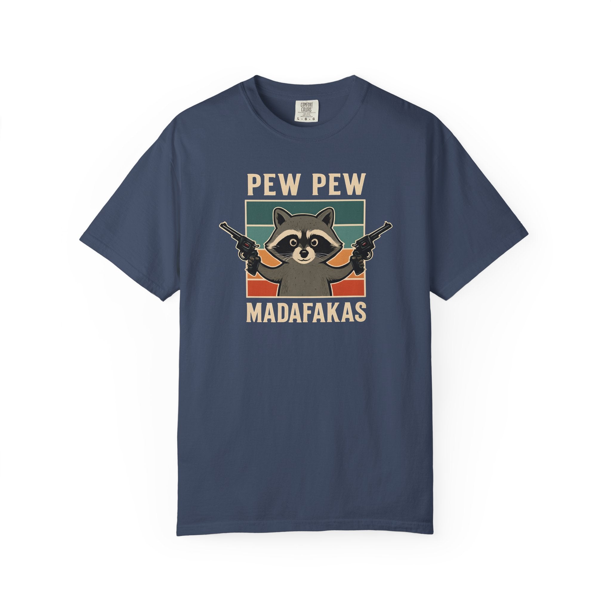 Pew Pew MafaFakas T-Shirt - Fun Unisex Garment-Dyed Tee