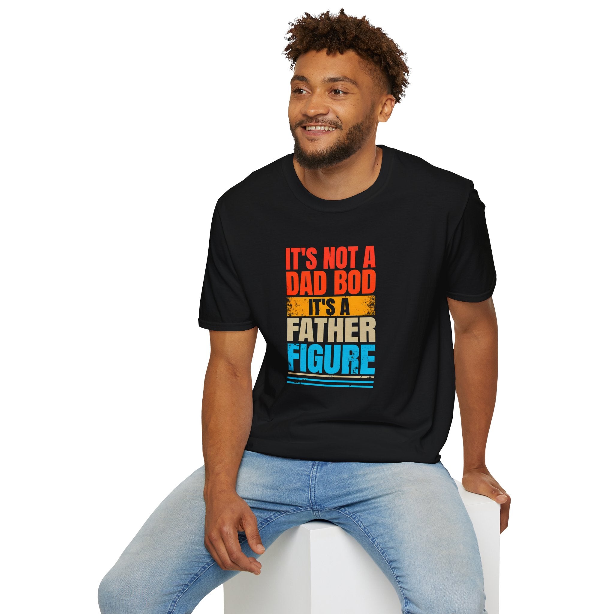 Father Figure T-Shirt - Funny Dad Bod Tee for Father’s Day
