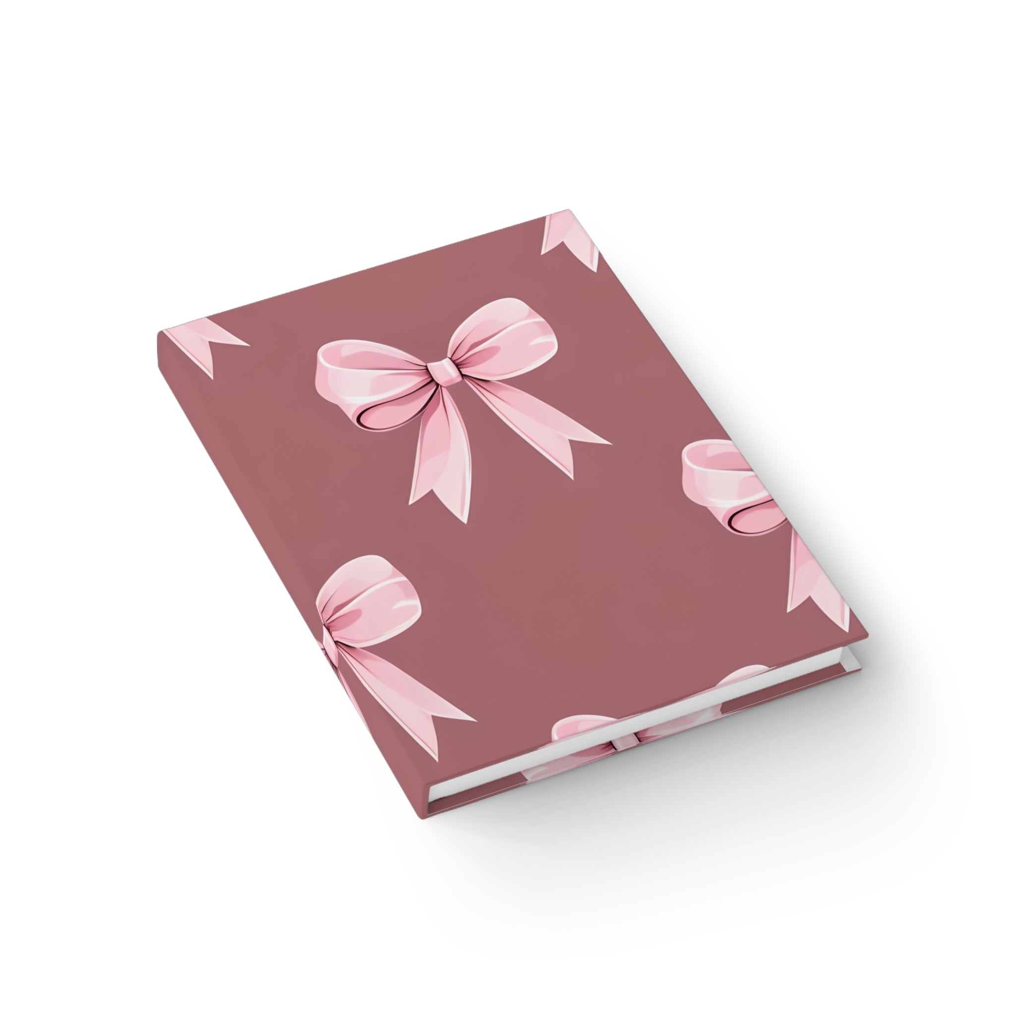 Pink Bow Journal - Cute Gift for Note-Taking, Scrapbooking, Personal Diary, Birthday, or Wedding Planning