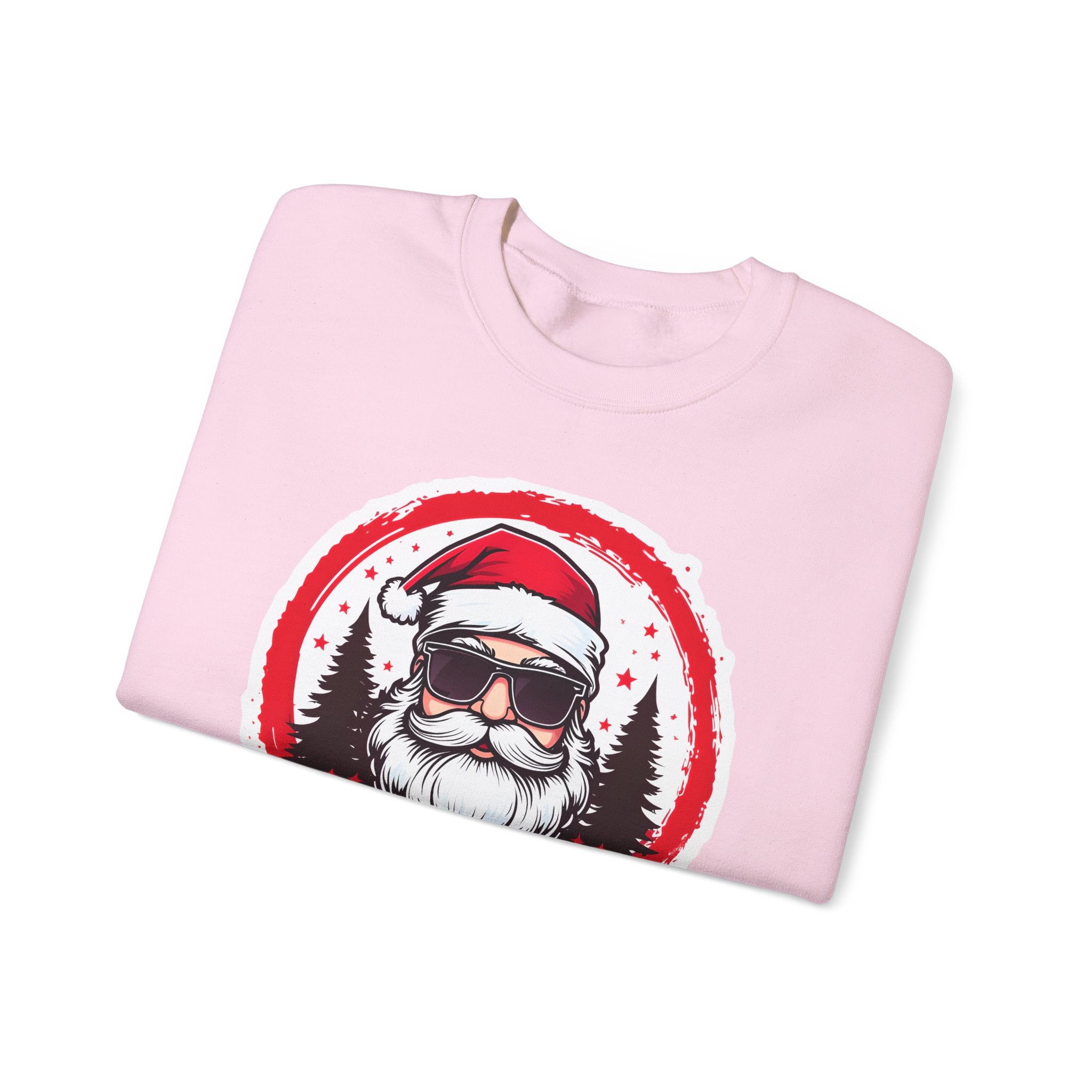 Funny Christmas Sweatshirt, Santa Graphic Crewneck, Holiday Gift for Him/Her, Festive Apparel for Parties, Winter Wear