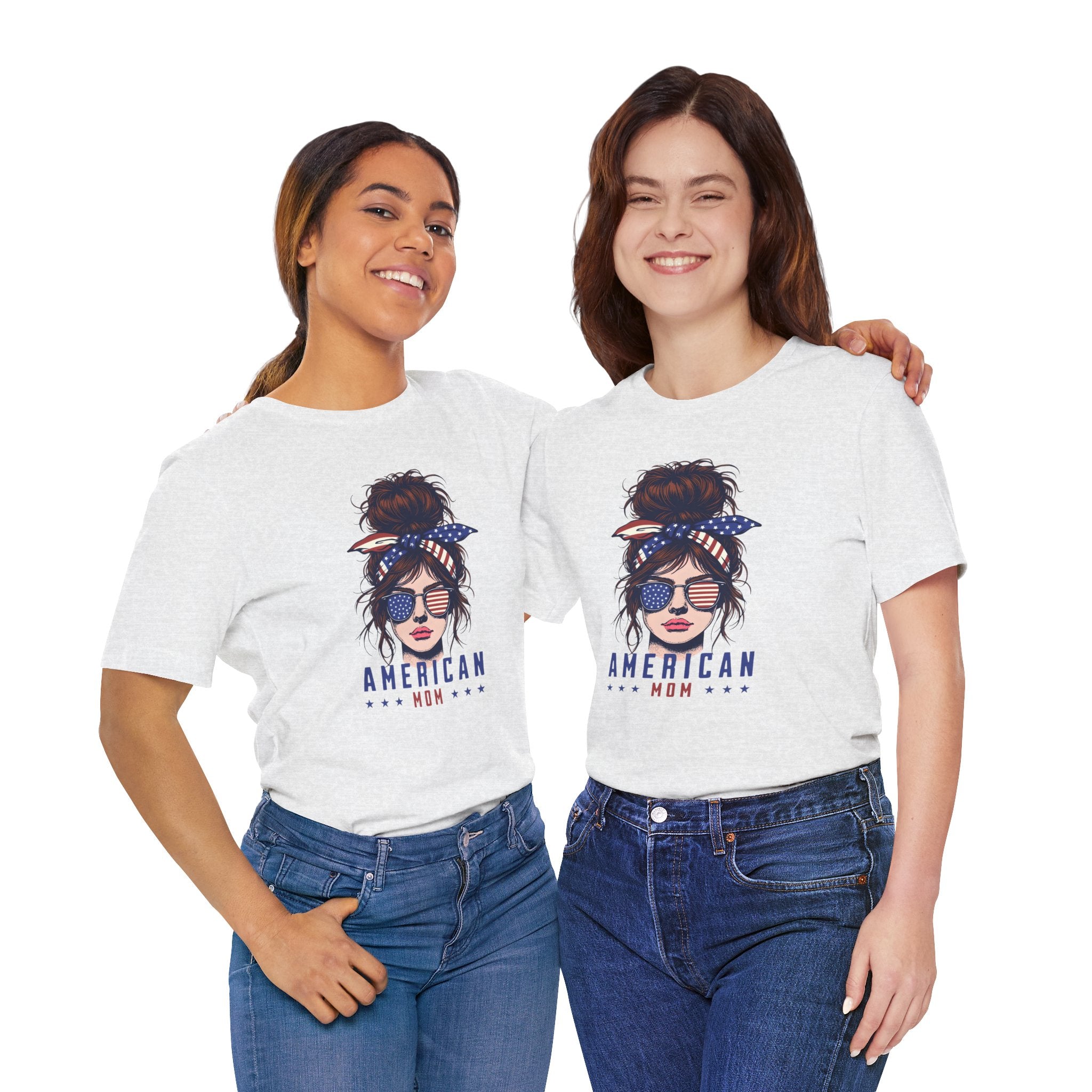 American Mom T-Shirt – Patriotic Mom Graphic Tee
