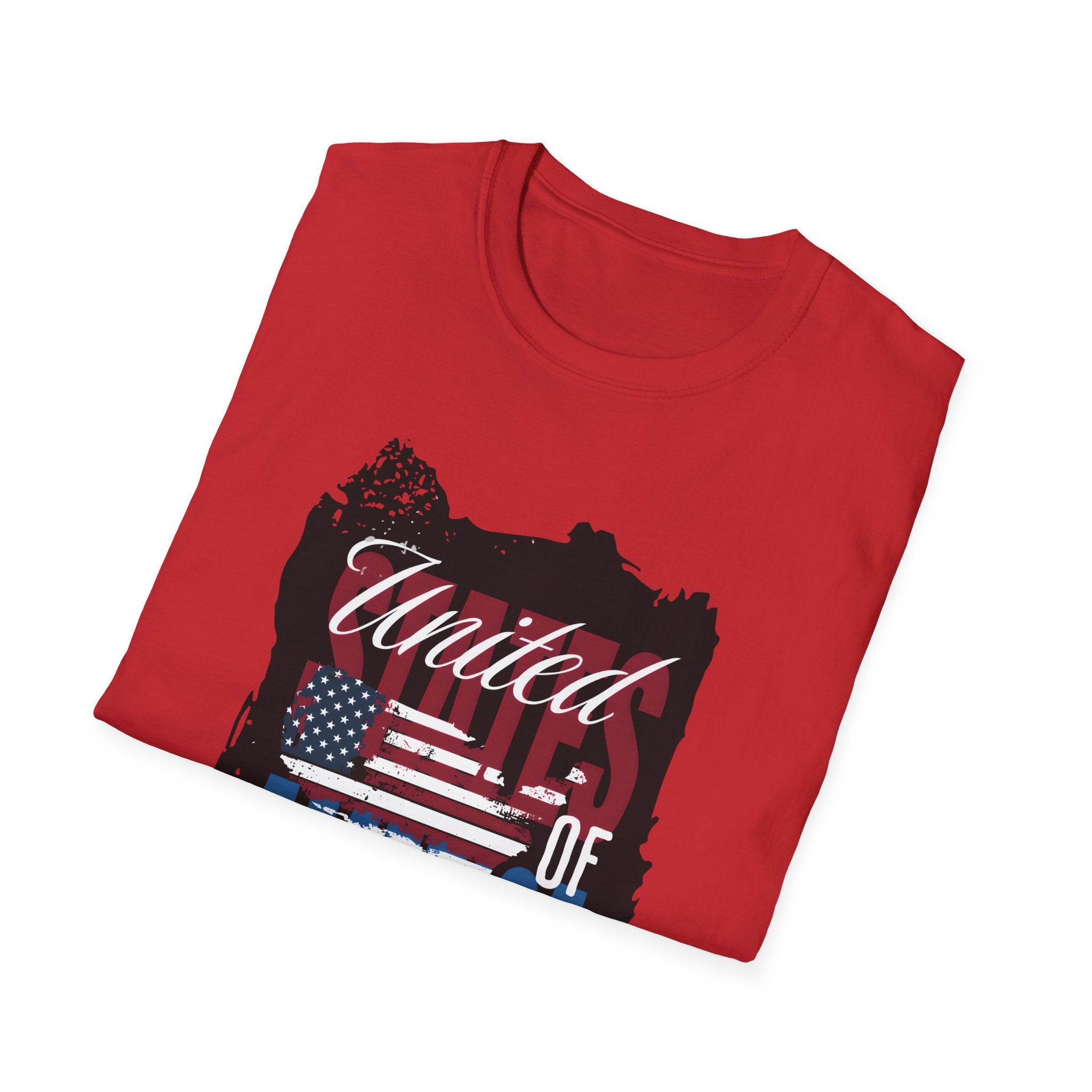 United We Stand T-Shirt — American Flag "United of America" Patriotic Tee for 4th of July