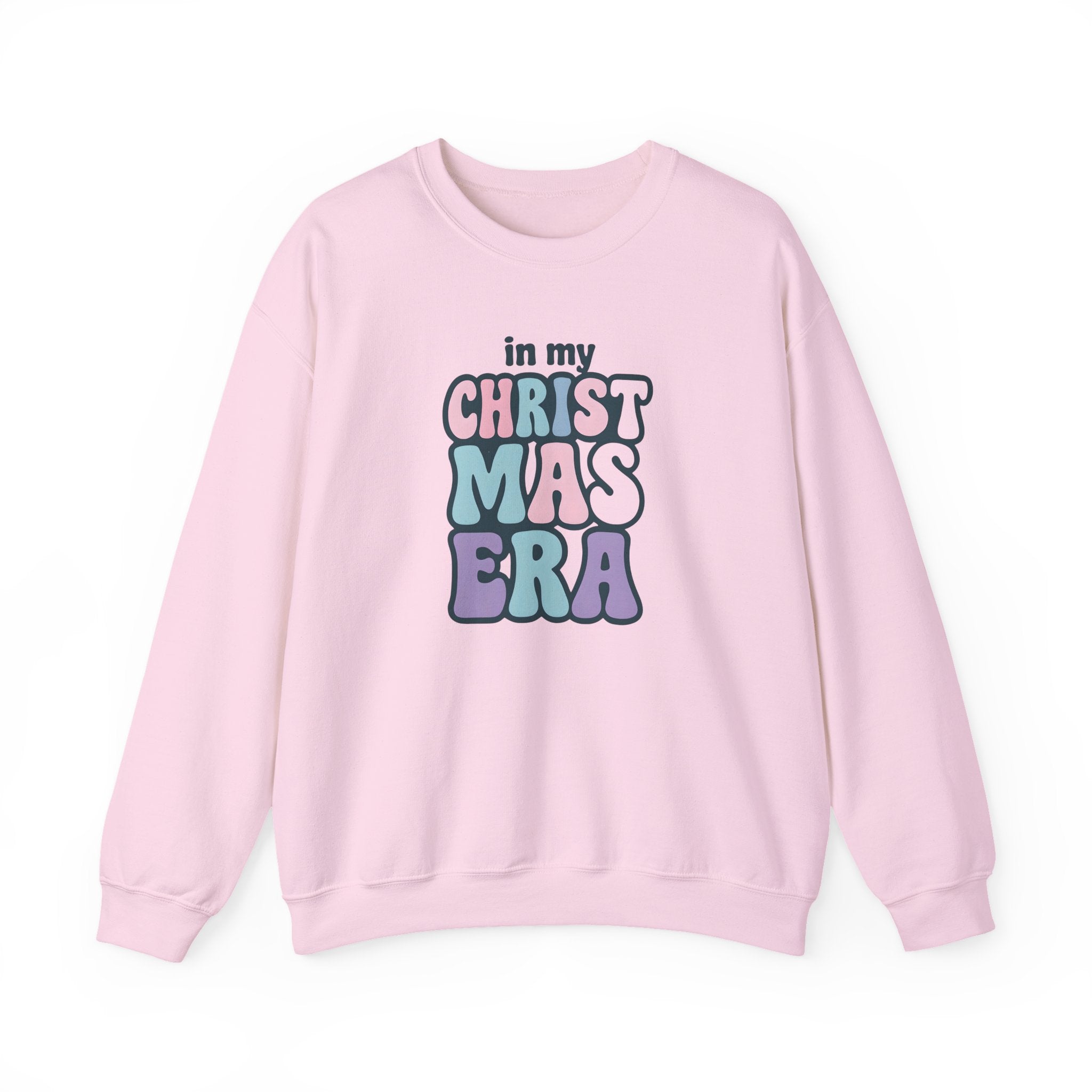 Crewneck Sweatshirt — "In My Christmas Era" Retro Holiday Graphic