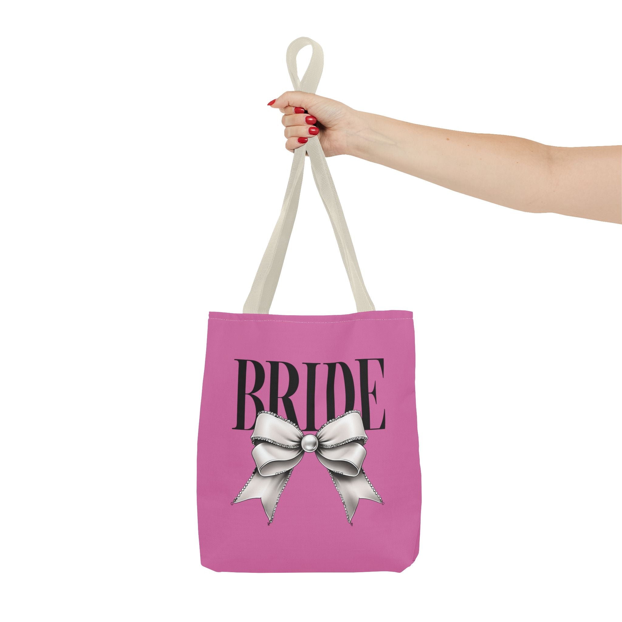 Bride Tote Bag with Bow Design