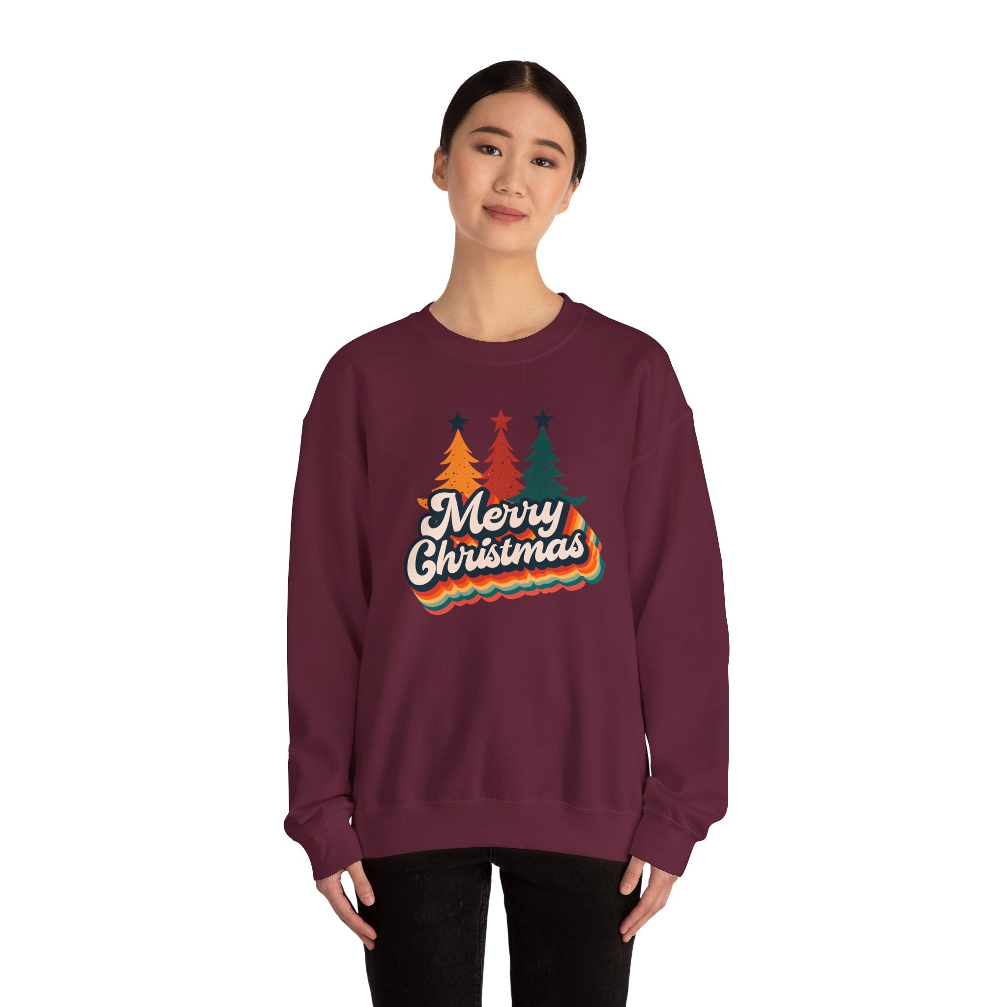 Merry Christmas Sweatshirt - Unisex Heavy Blend Crewneck