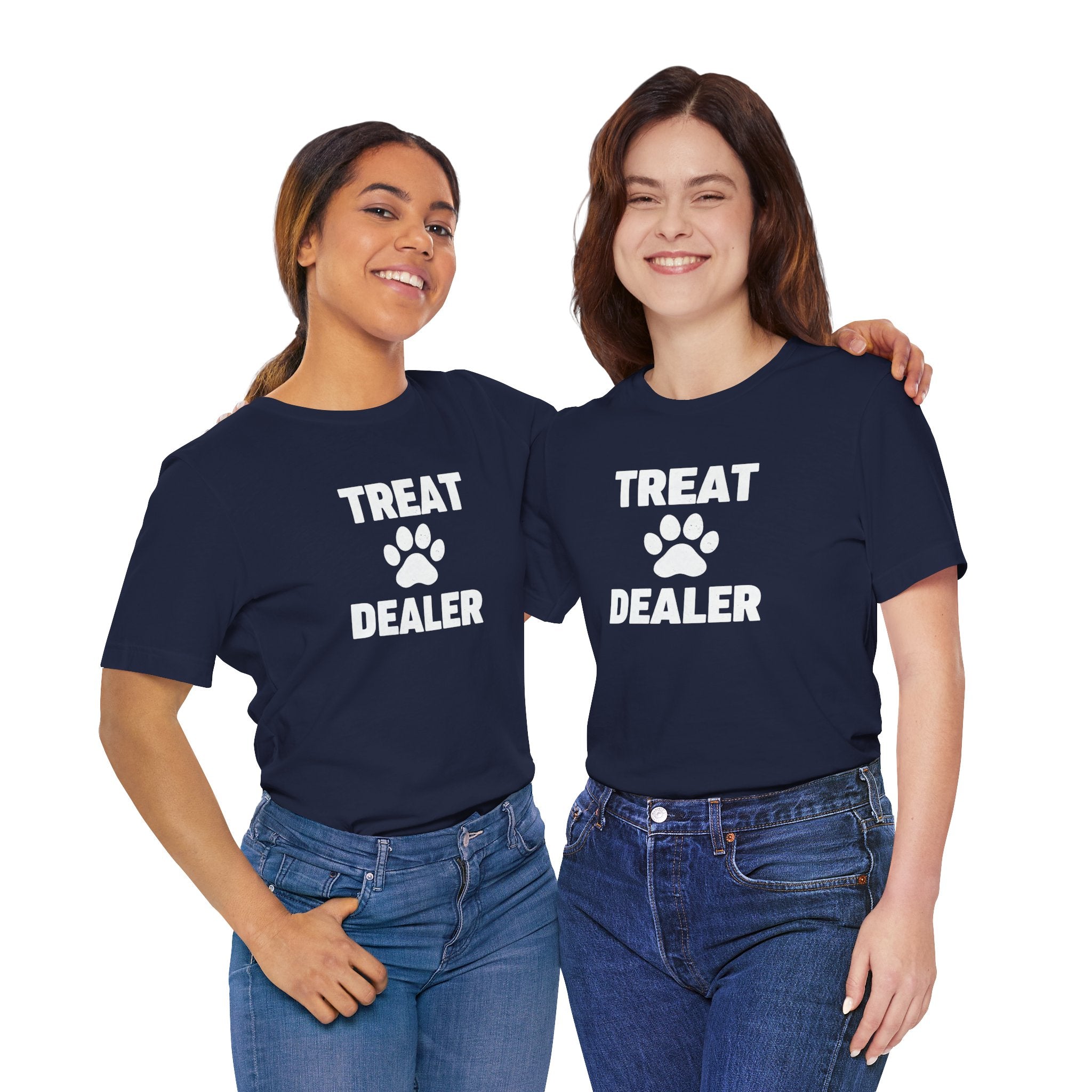Treat Dealer T-Shirt — Funny Paw Print Tee for Dog Lovers
