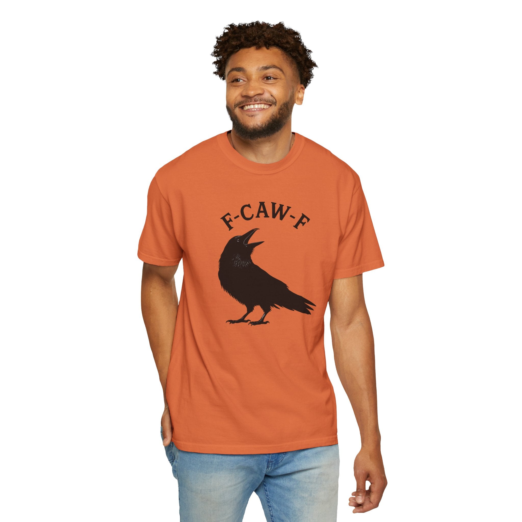 F-Caw-F Unisex Garment-Dyed T-Shirt