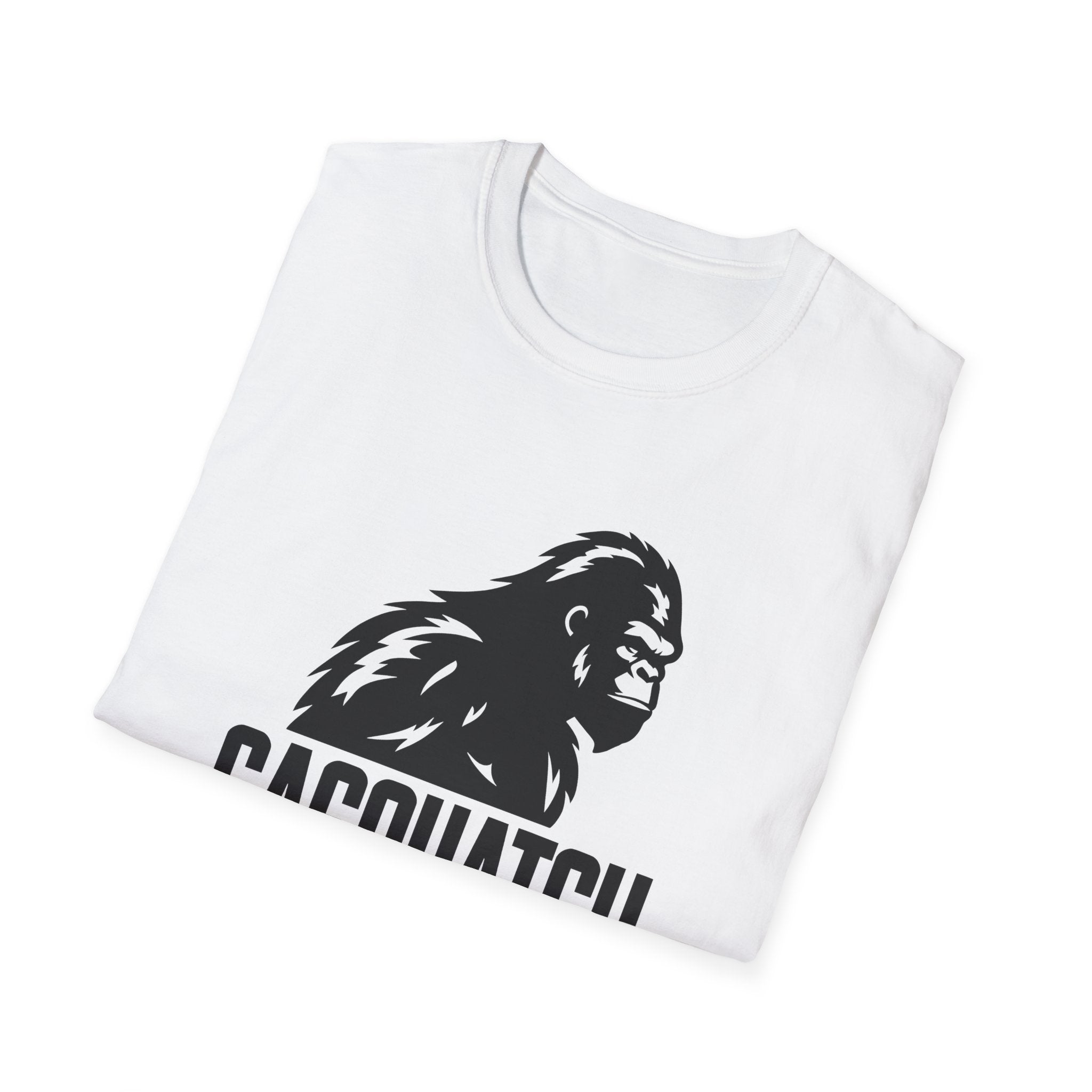 Sasquatch Graphic T-Shirt — Bigfoot Logo Tee for Outdoors & Cryptid Fans