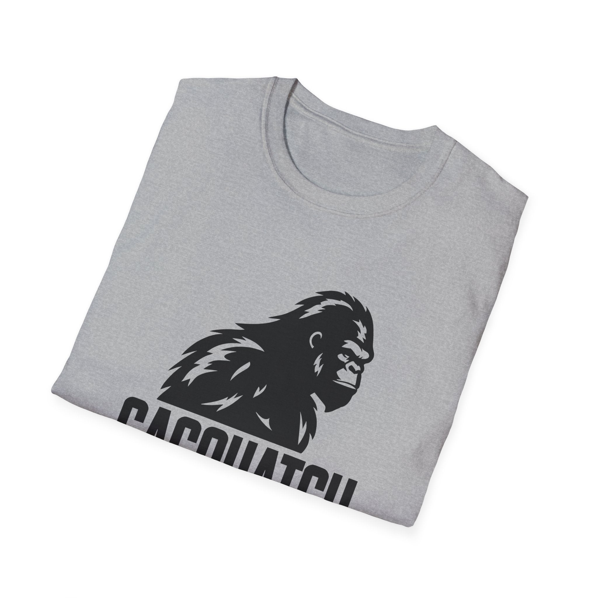 Sasquatch Graphic T-Shirt — Bigfoot Logo Tee for Outdoors & Cryptid Fans