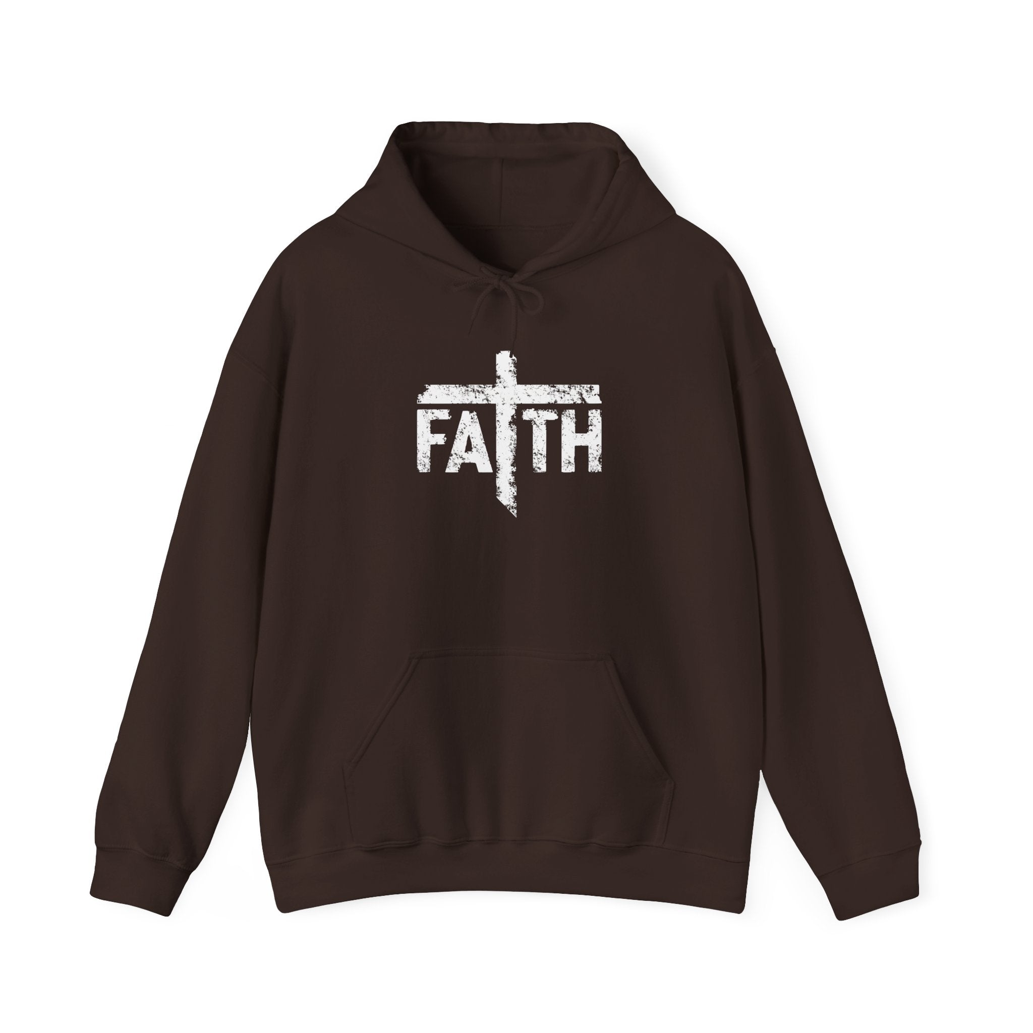 Faith Hoodie, Inspirational Sweatshirt for Men and Women, Cozy Pullover for Church, Gifts for Believers, Religious Apparel