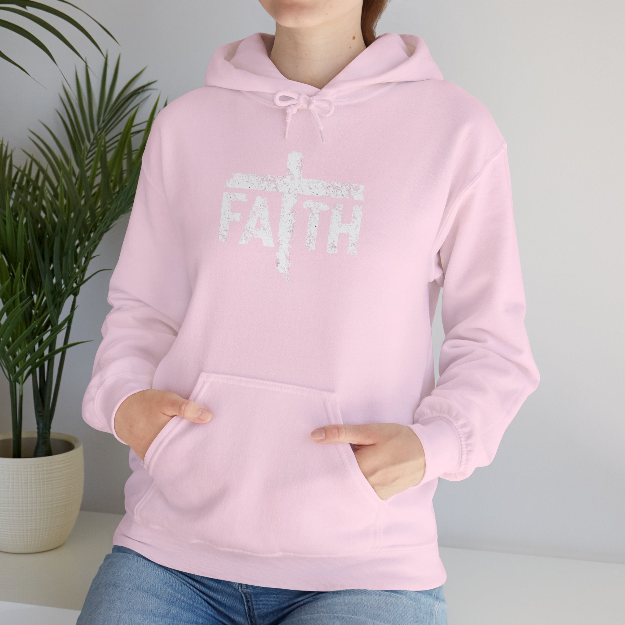 Faith Hoodie, Inspirational Sweatshirt for Men and Women, Cozy Pullover for Church, Gifts for Believers, Religious Apparel