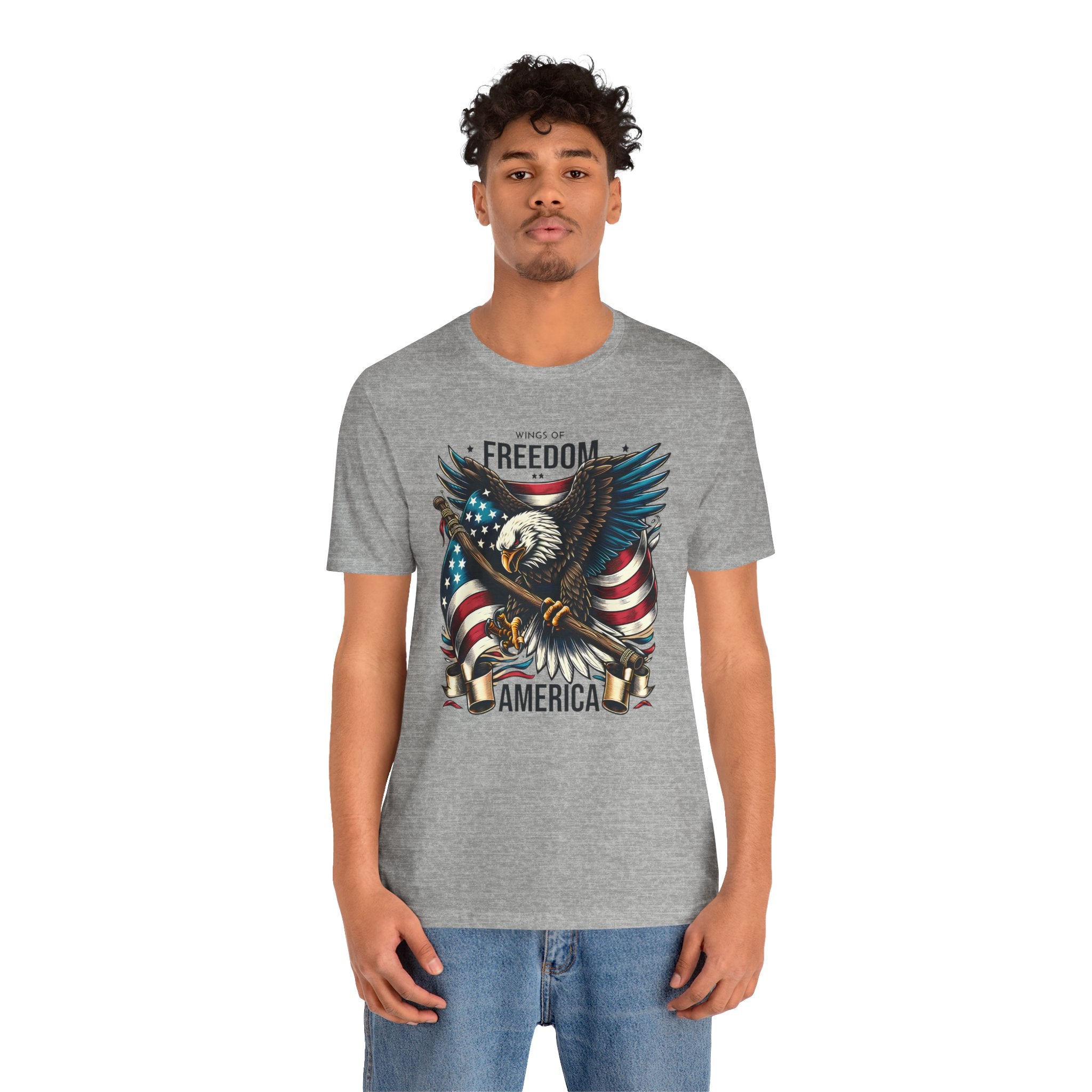 Patriotic Eagle T-Shirt – Freedom America Graphic Tee