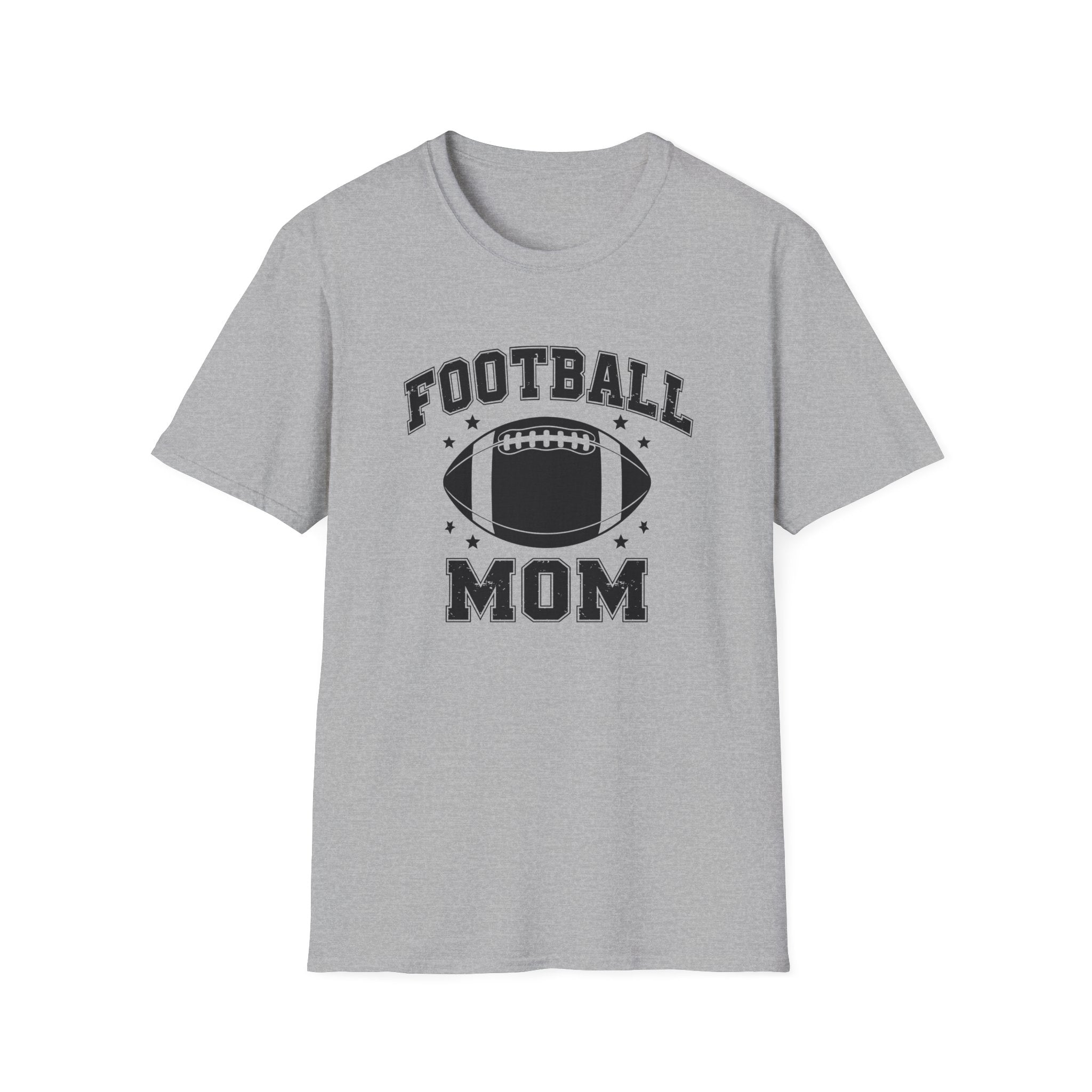 Football Mom Unisex Softstyle T-Shirt, Perfect Gift for Sports Moms, Game Day Tee, Team Spirit Shirt, Gift for Football Lovers