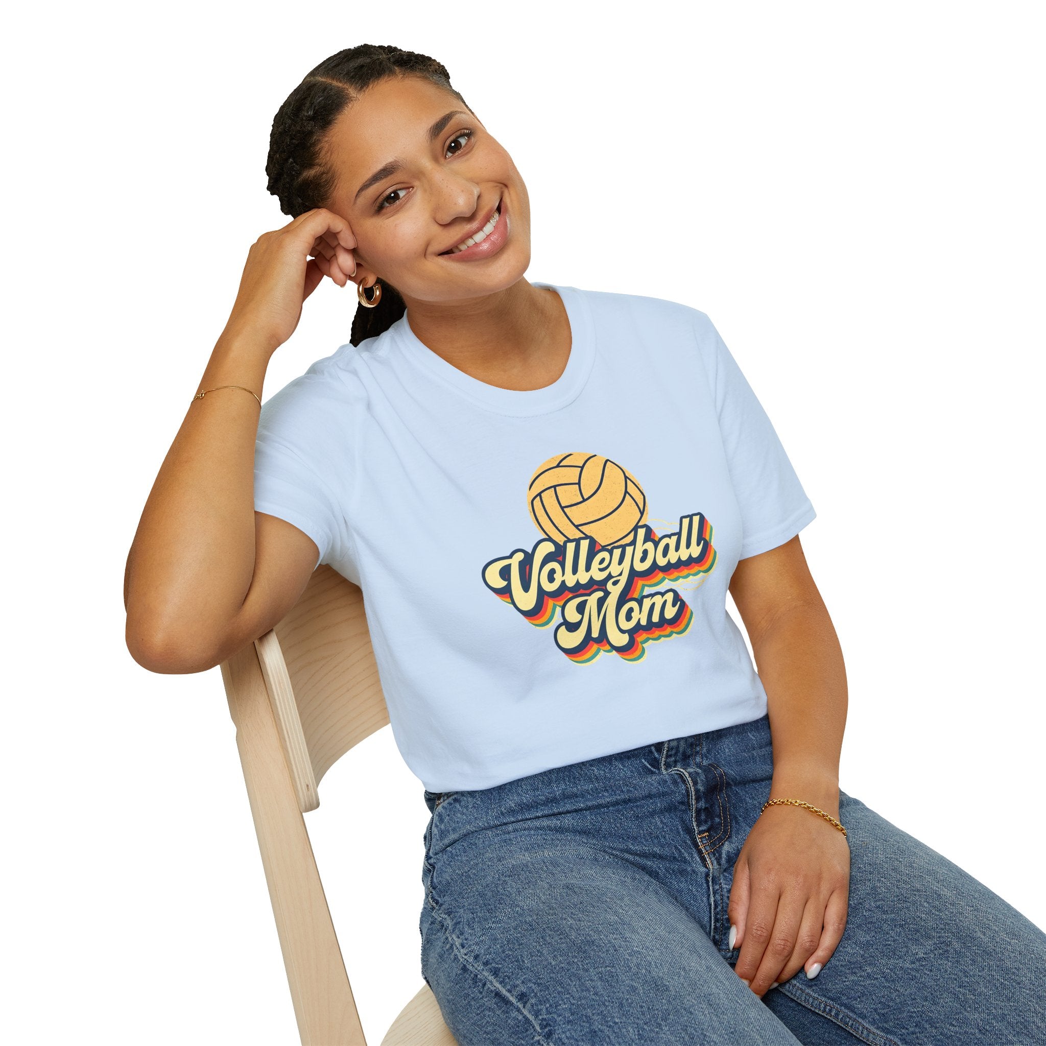 Volleyball Mom T-Shirt, Comfortable Tee for Sports Enthusiasts, Gift for Mothers, Casual Wear, Unique Volleyball Merchandise