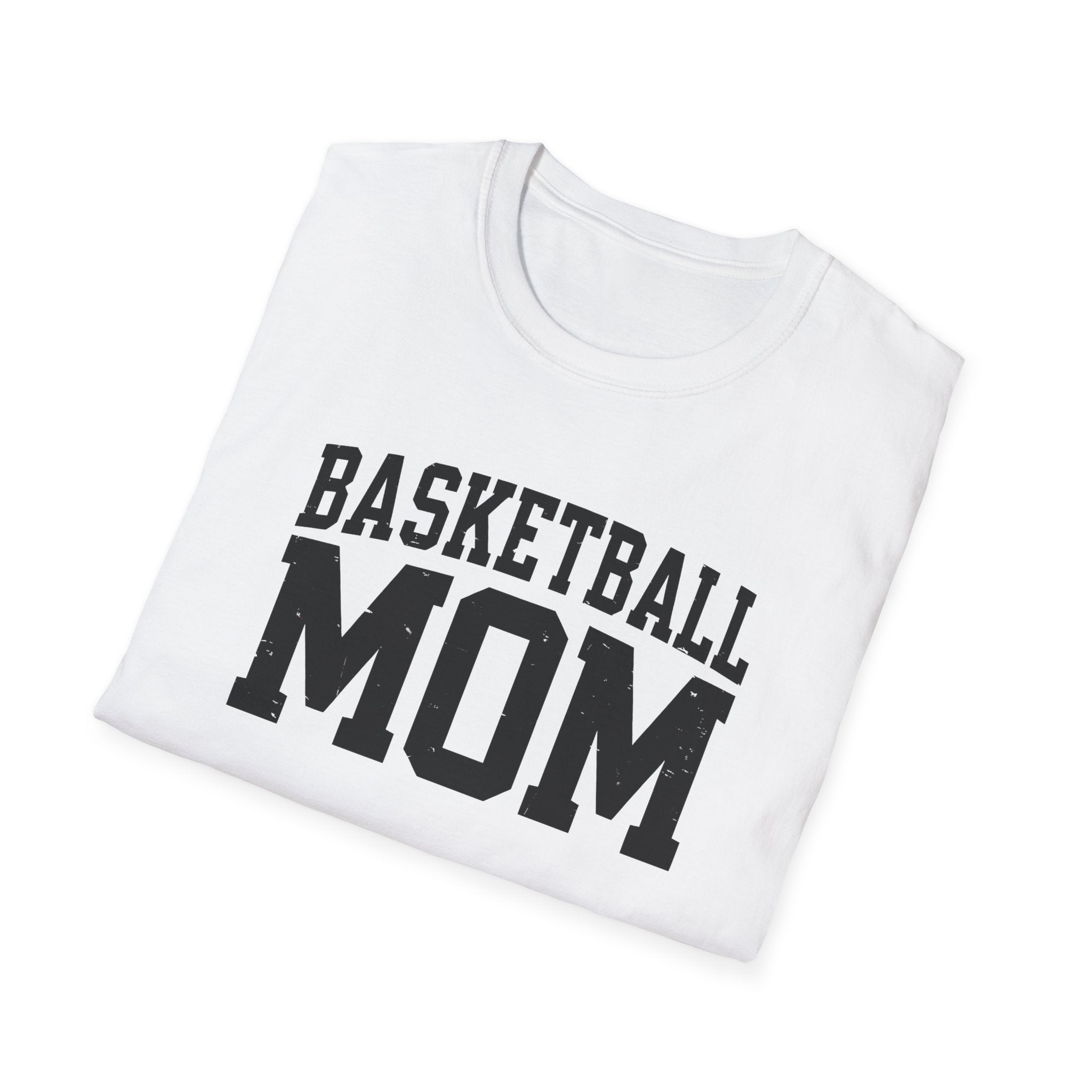 Basketball Mom Unisex Softstyle T-Shirt - Perfect Gift for Sports Enthusiasts