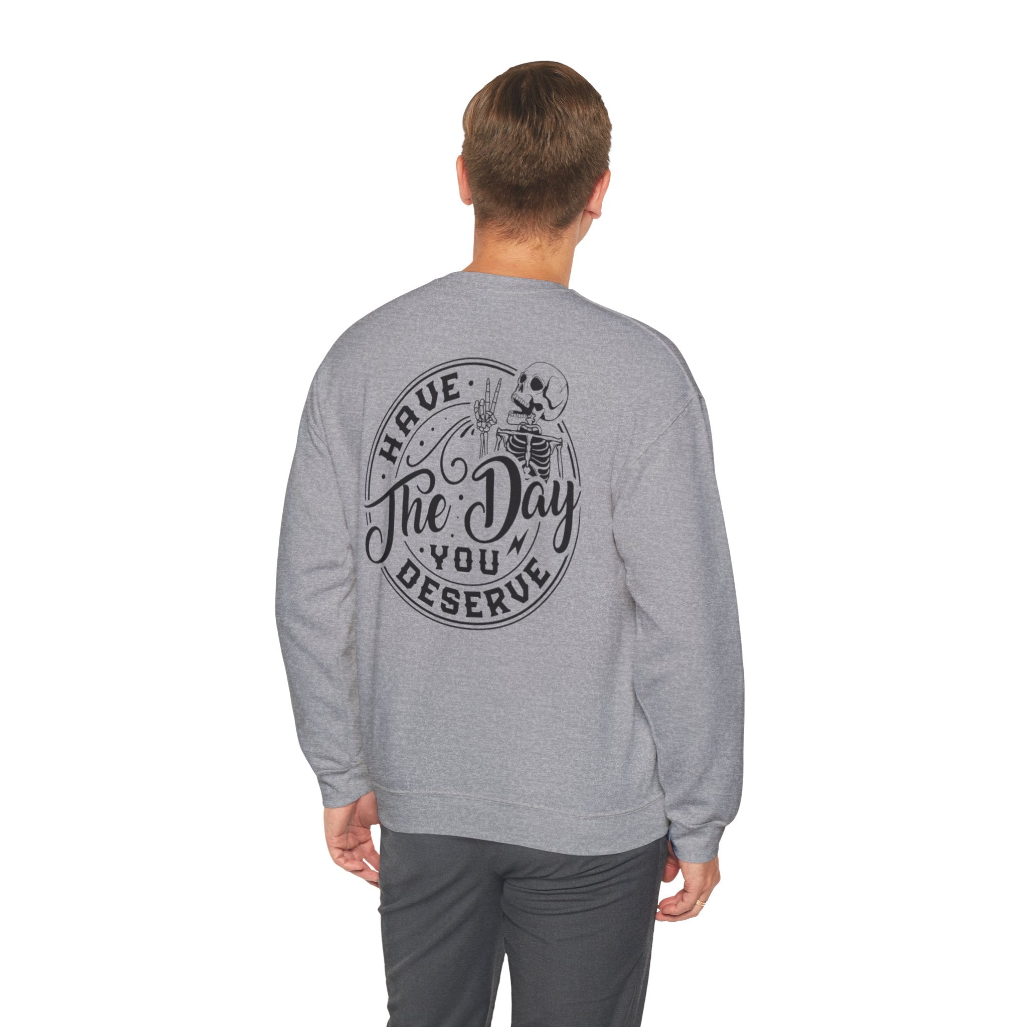 Motivational Skeleton Crewneck Sweatshirt
