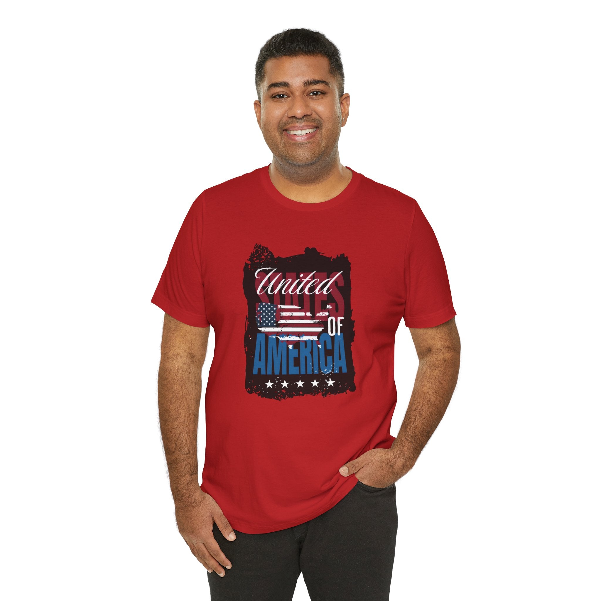 United of America Flag T-Shirt — Patriotic USA Graphic Tee
