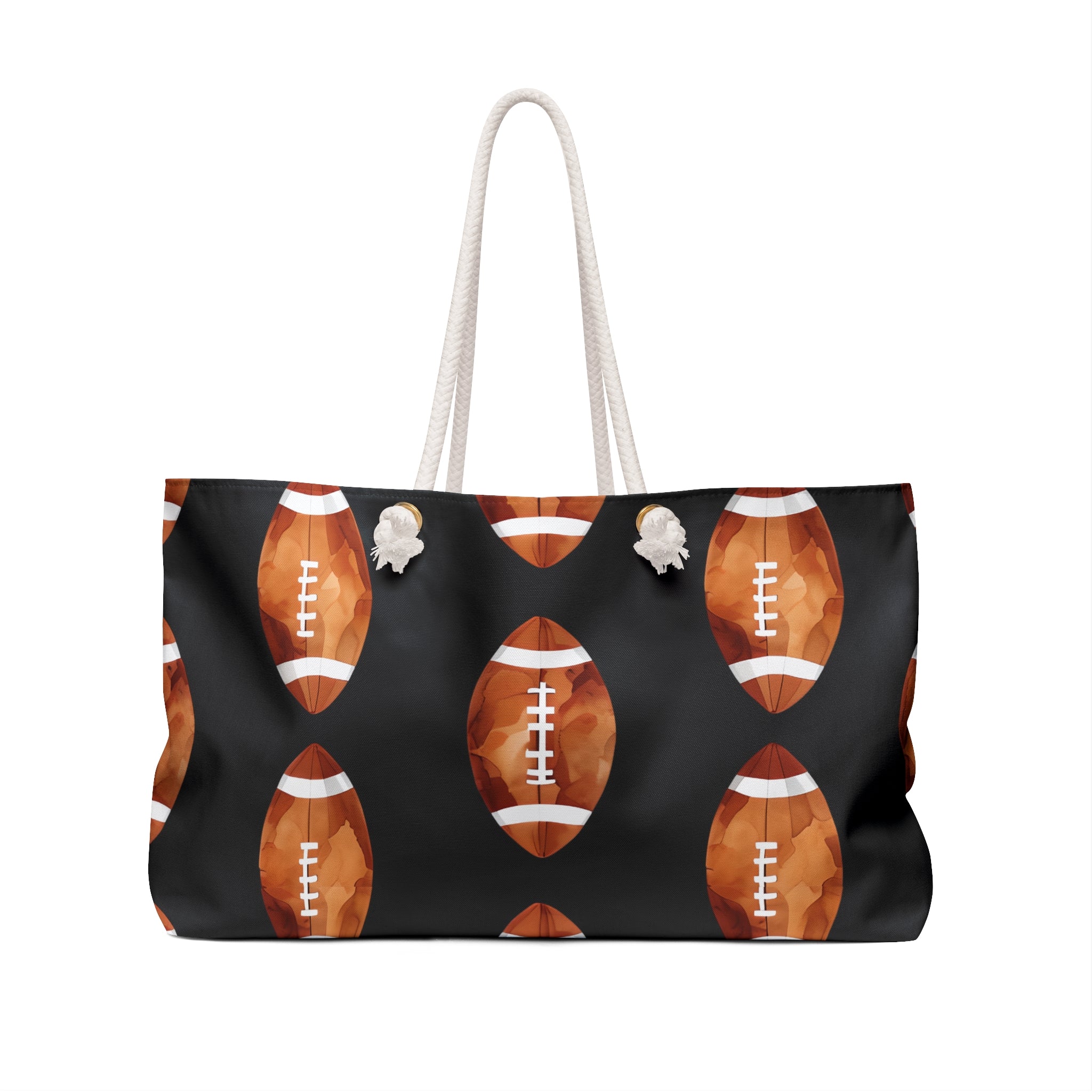 Football Themed Weekender Bag - Perfect for Tailgates and Outdoor Adventures