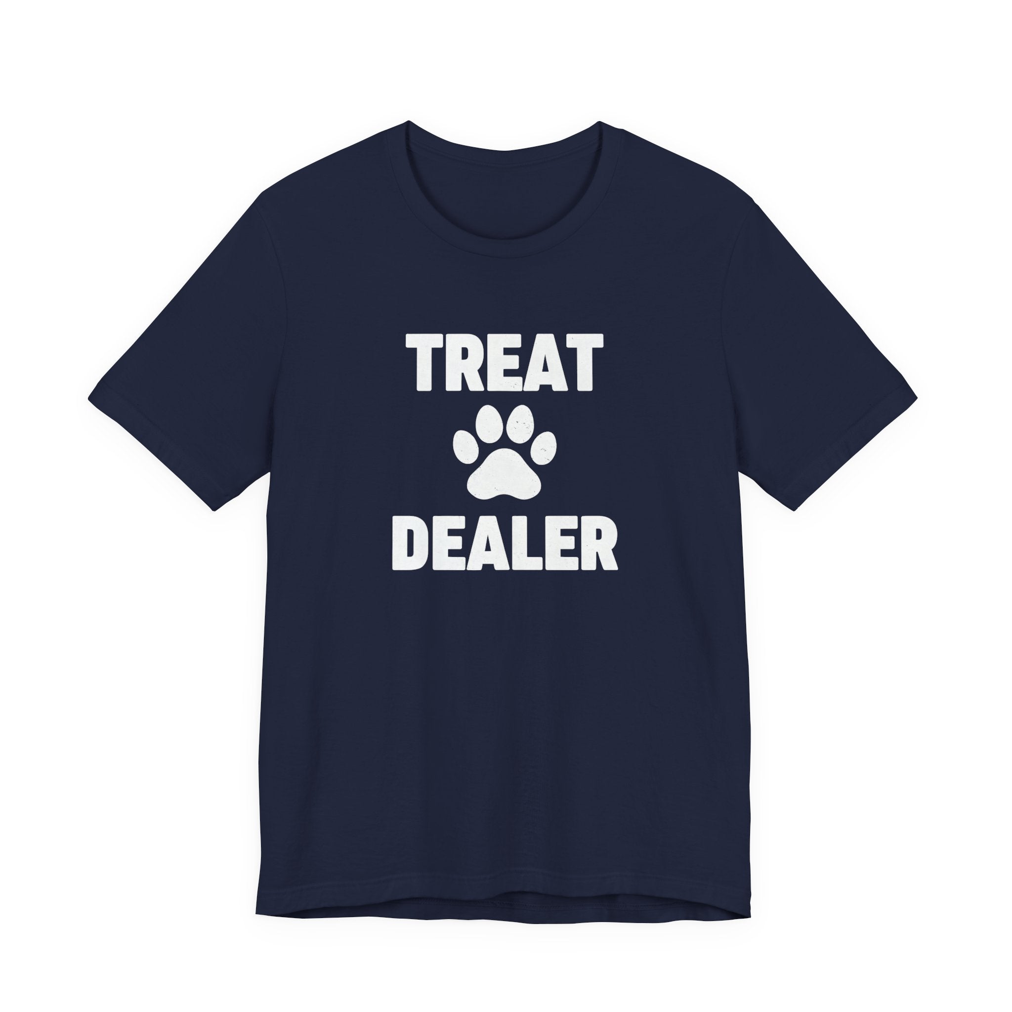 Treat Dealer T-Shirt — Funny Paw Print Tee for Dog Lovers