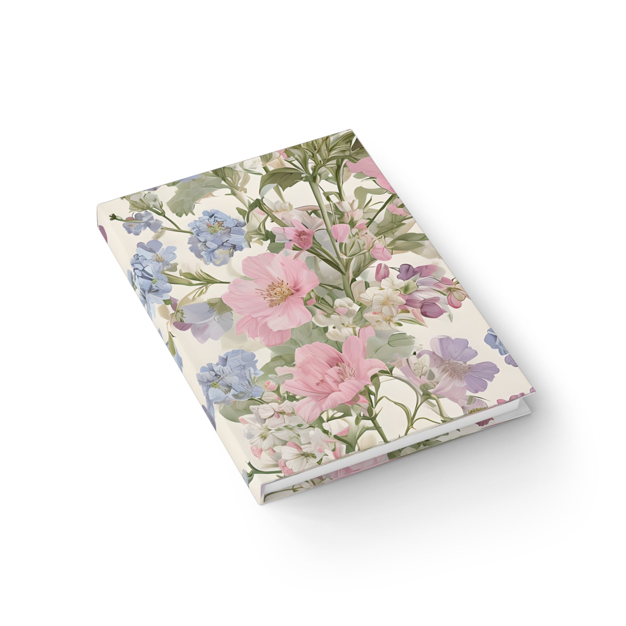 Floral Journal - Blank | Nature-Inspired Notebook for Writing, Journal, Gift, Inspiration, Self-Care, Floral Design