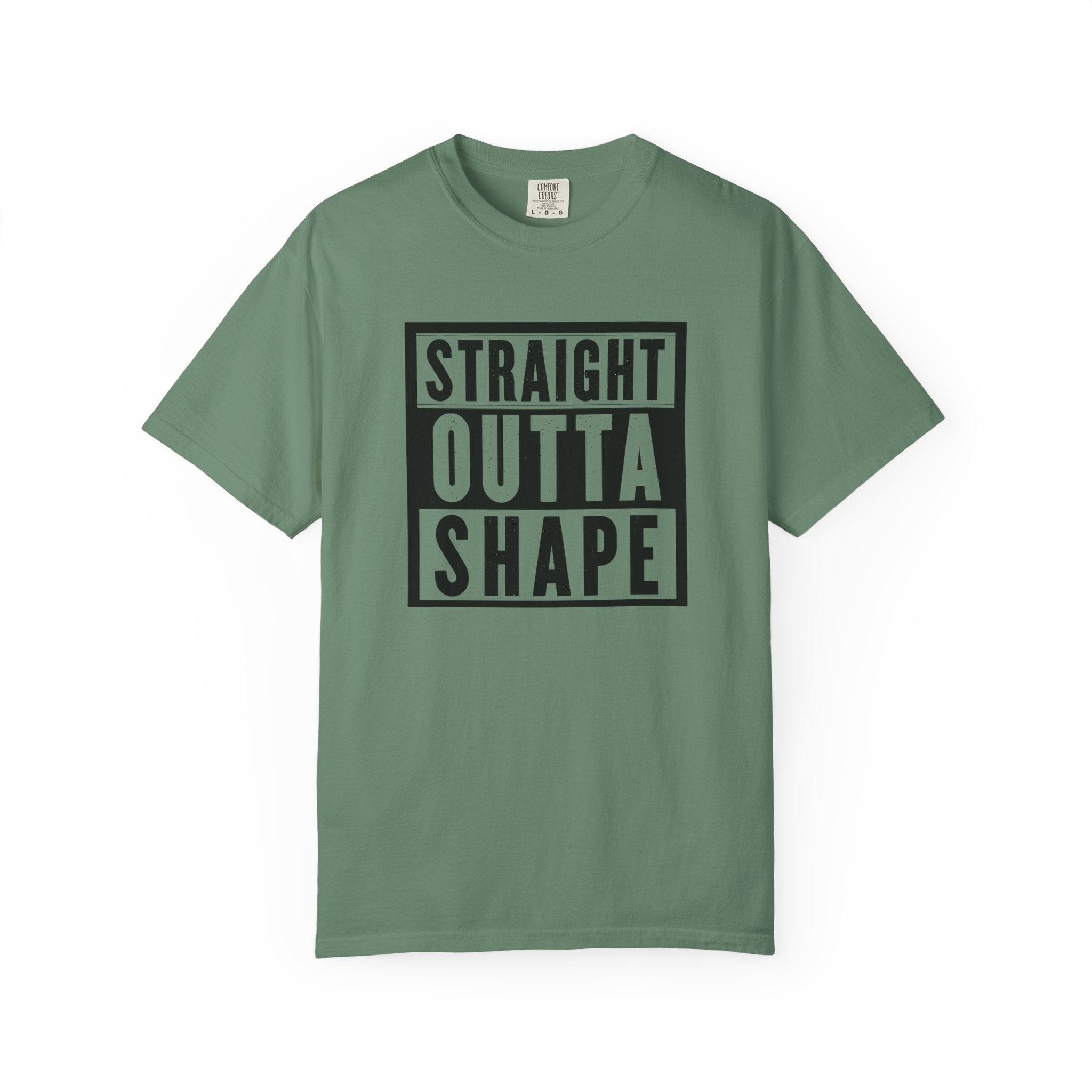 Shape Distorted Unisex Garment-Dyed T-shirt