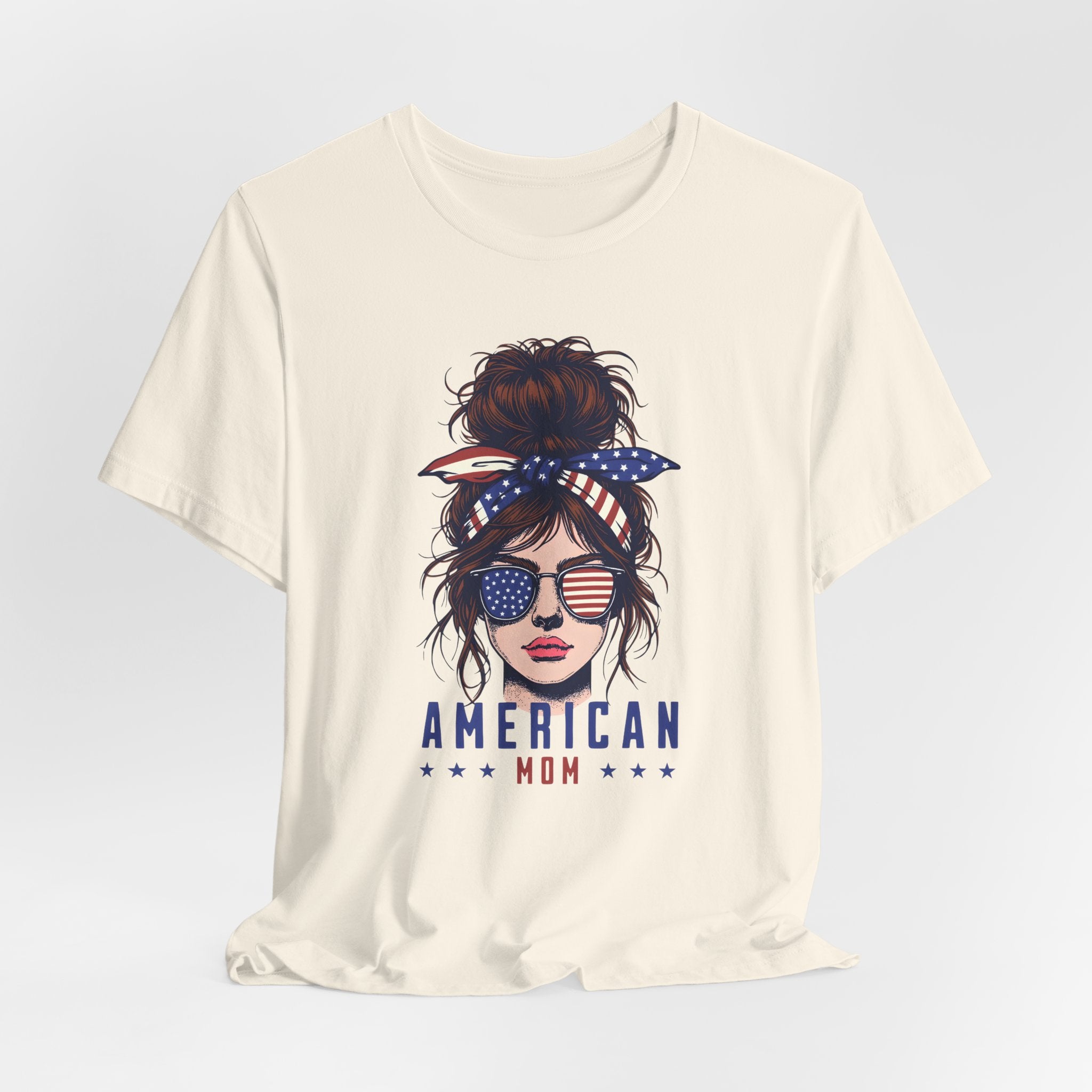 American Mom T-Shirt – Patriotic Mom Graphic Tee
