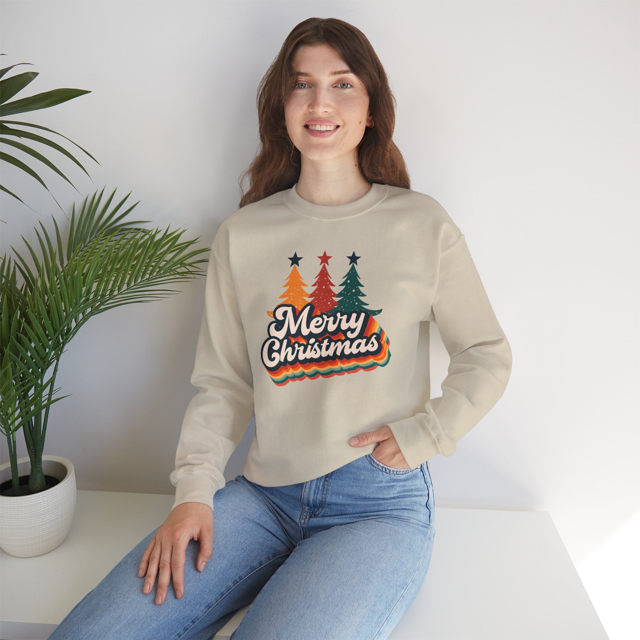 Merry Christmas Sweatshirt - Unisex Heavy Blend Crewneck