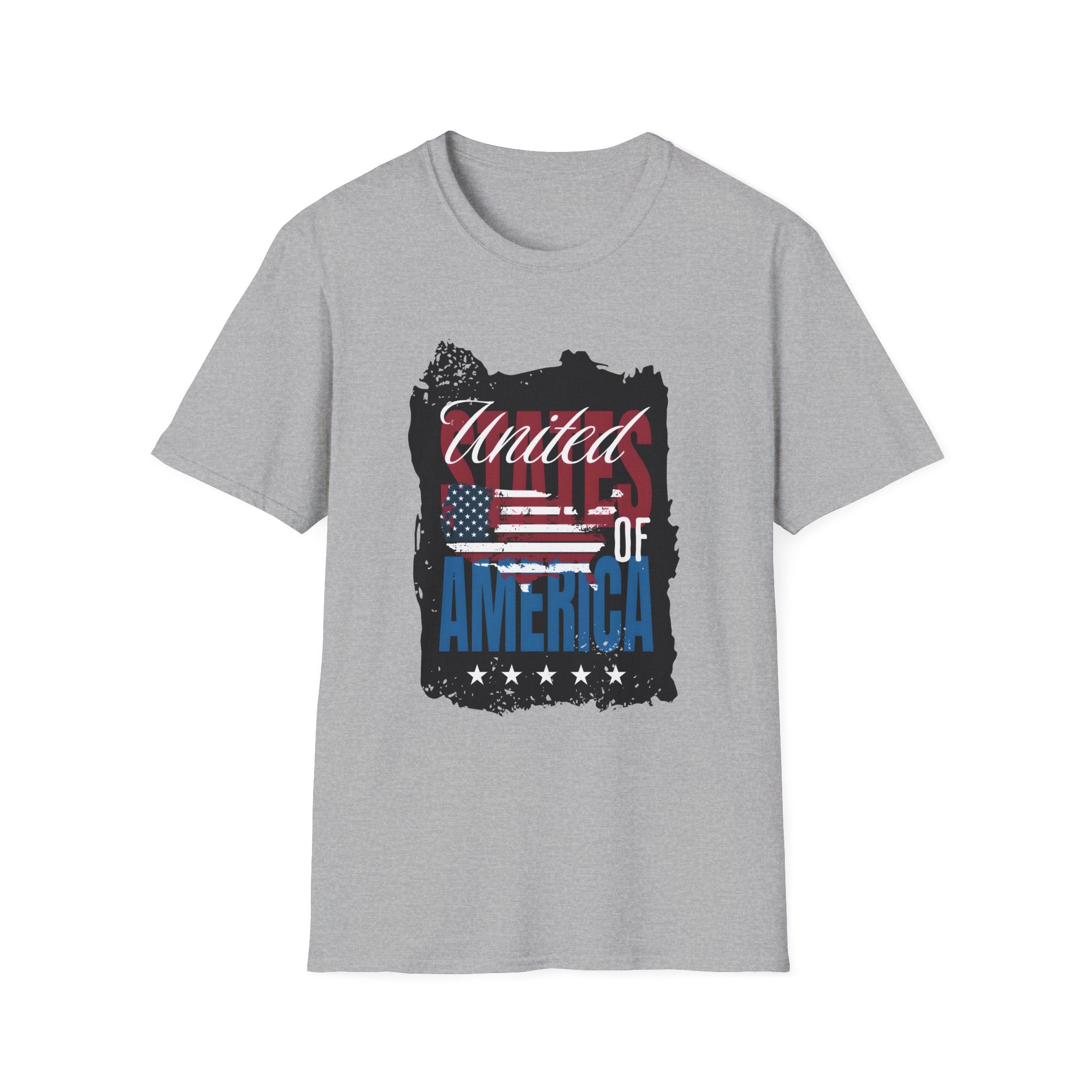 United We Stand T-Shirt — American Flag "United of America" Patriotic Tee for 4th of July